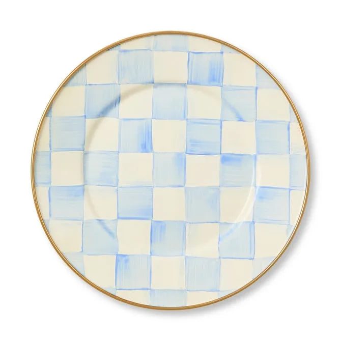 Sky Check Salad/Dessert Plate