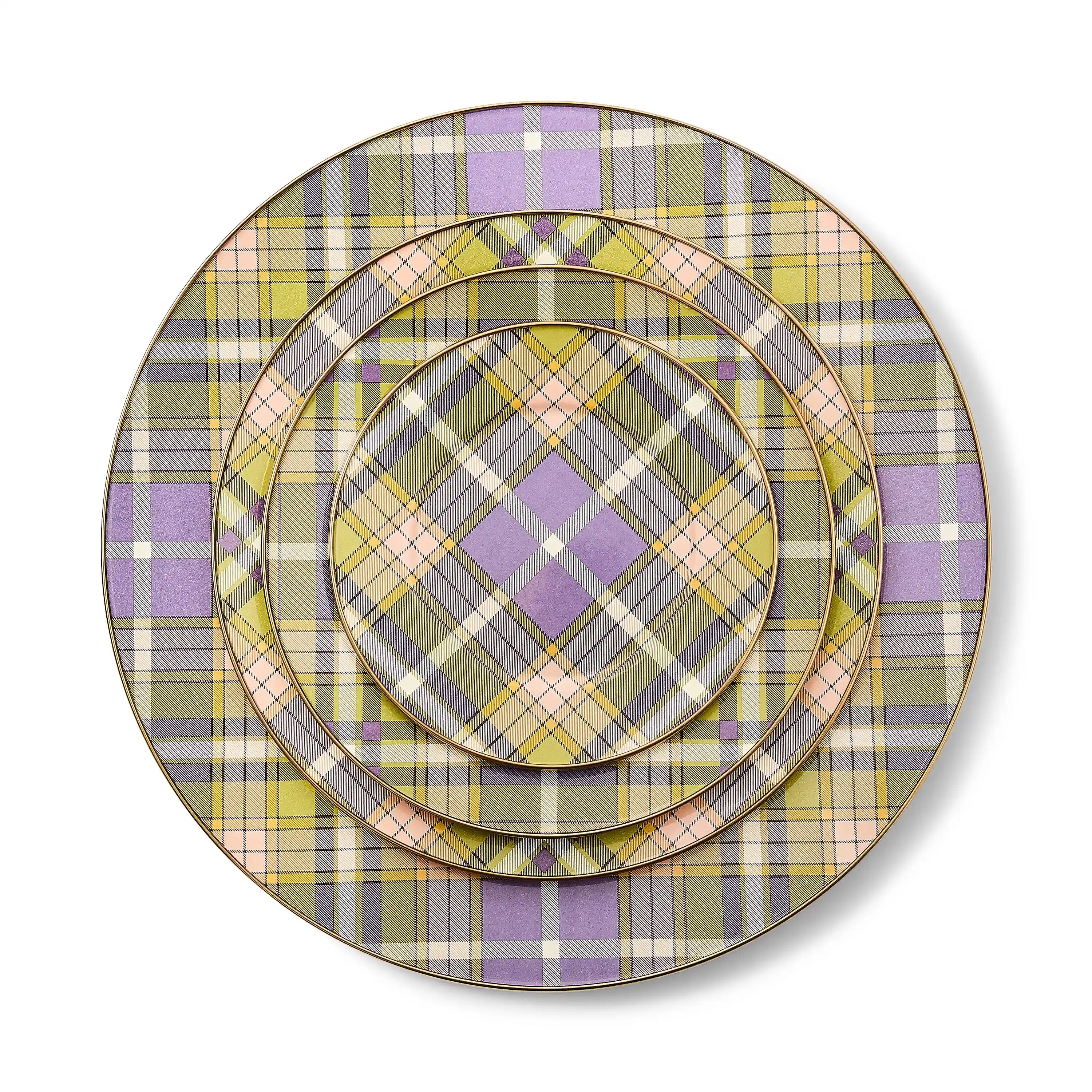 Tartan Green Serving Platter