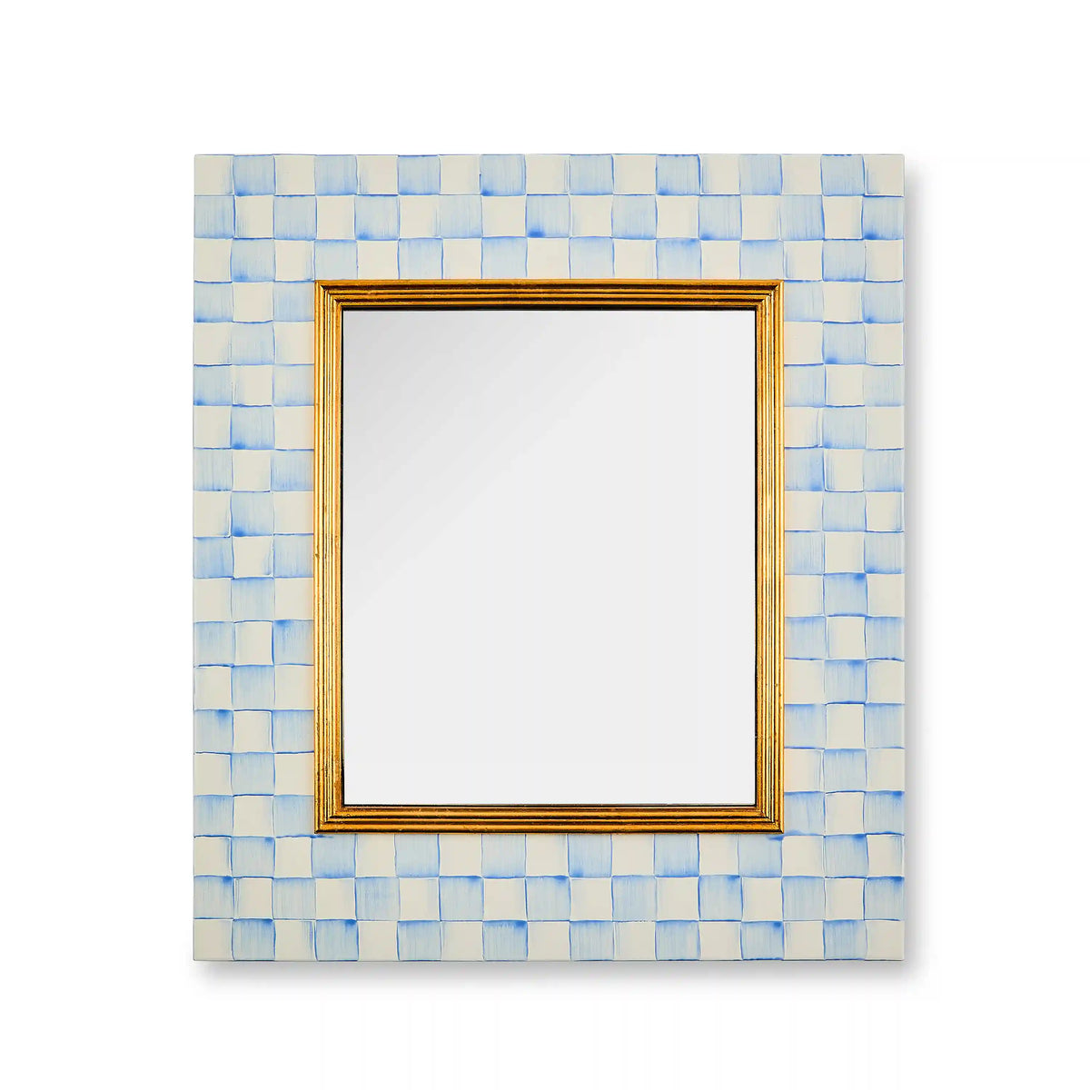 Courtly Check Enamel Wall Mirror