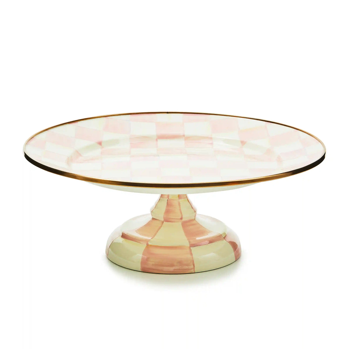 Courtly Check Large Pedestal Platter