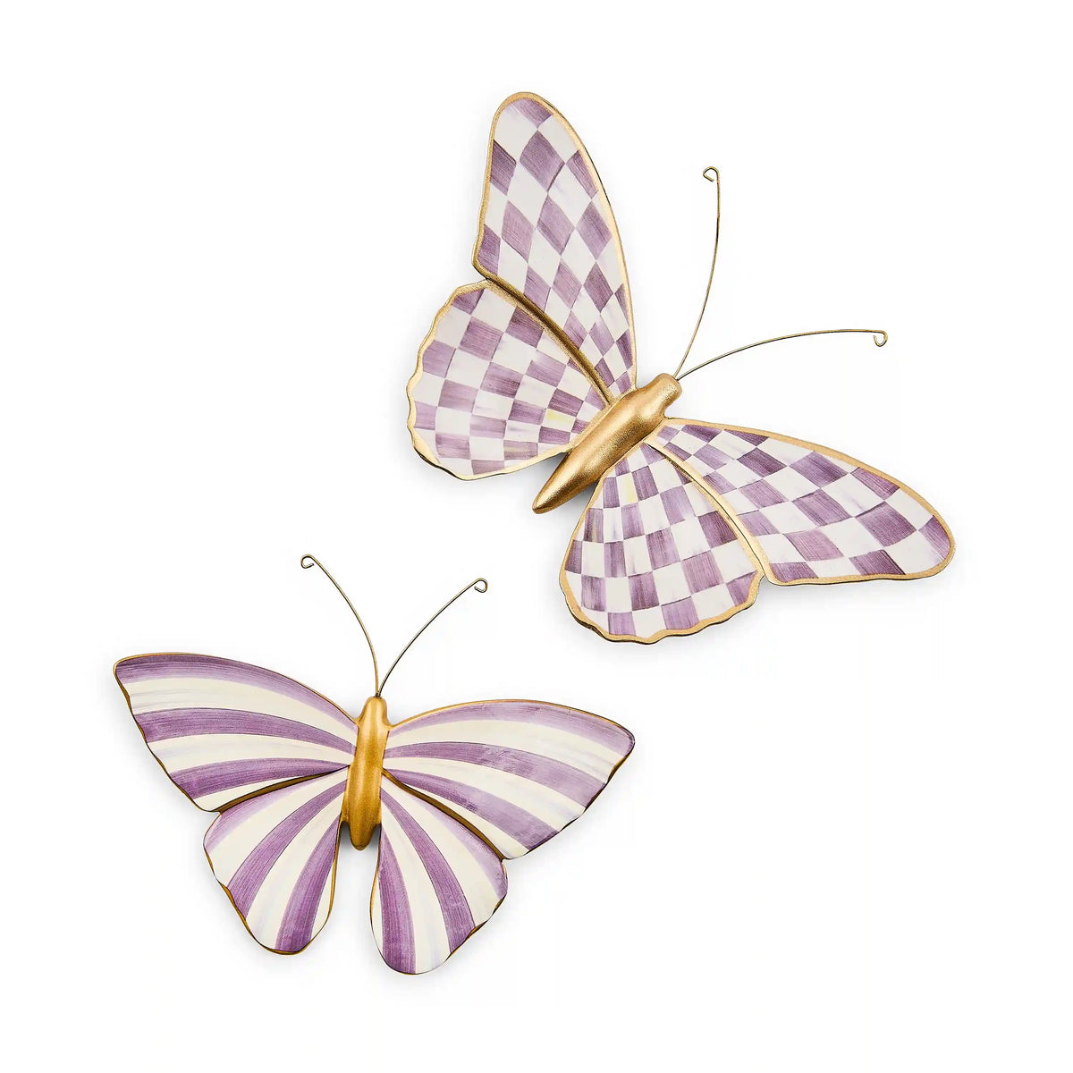 Rosy Check Butterfly Wall Decor