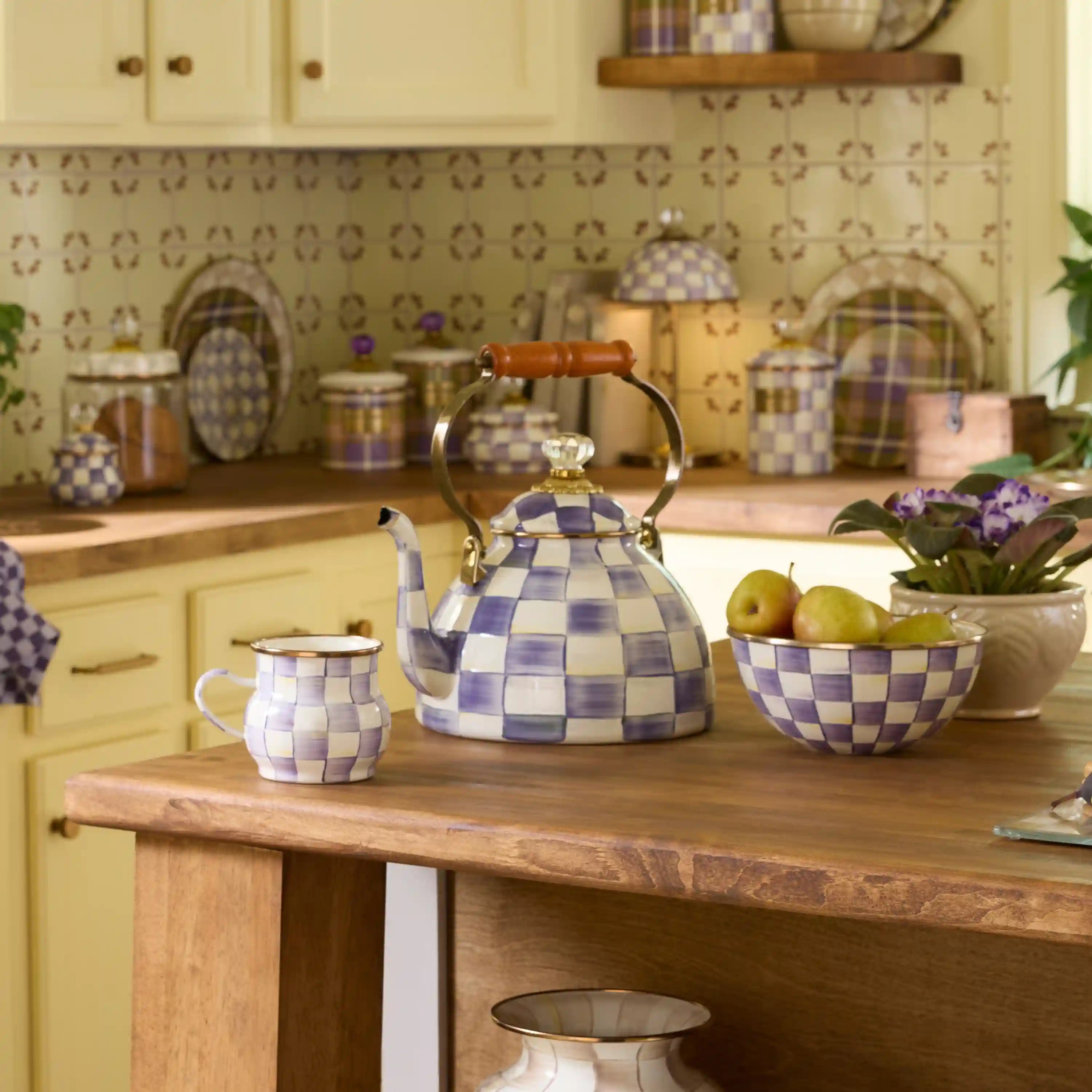 Royal Check 3 Quart Tea Kettle