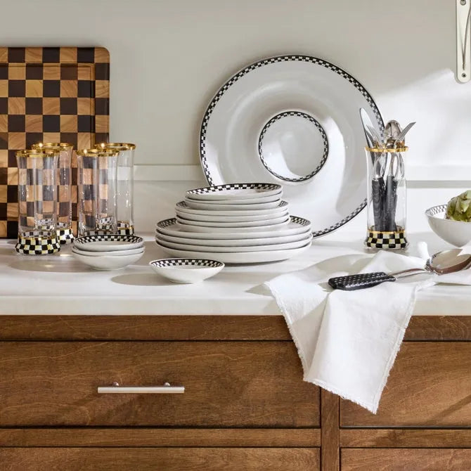 Courtly Check Everyday Small Plates, Set of 4