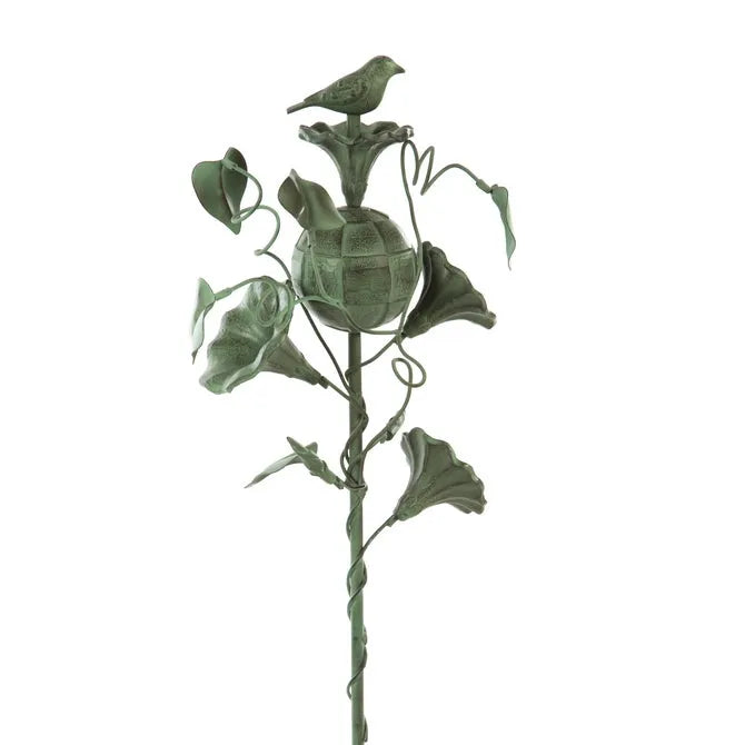 Morning Glory Garden Stake
