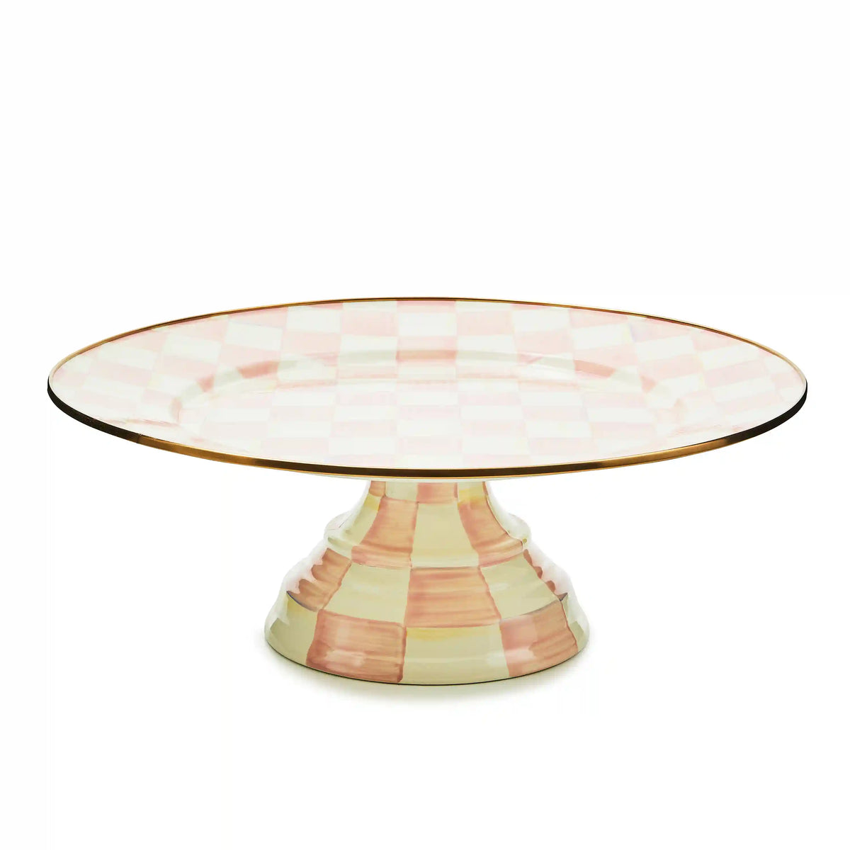 Courtly Check Large Pedestal Platter