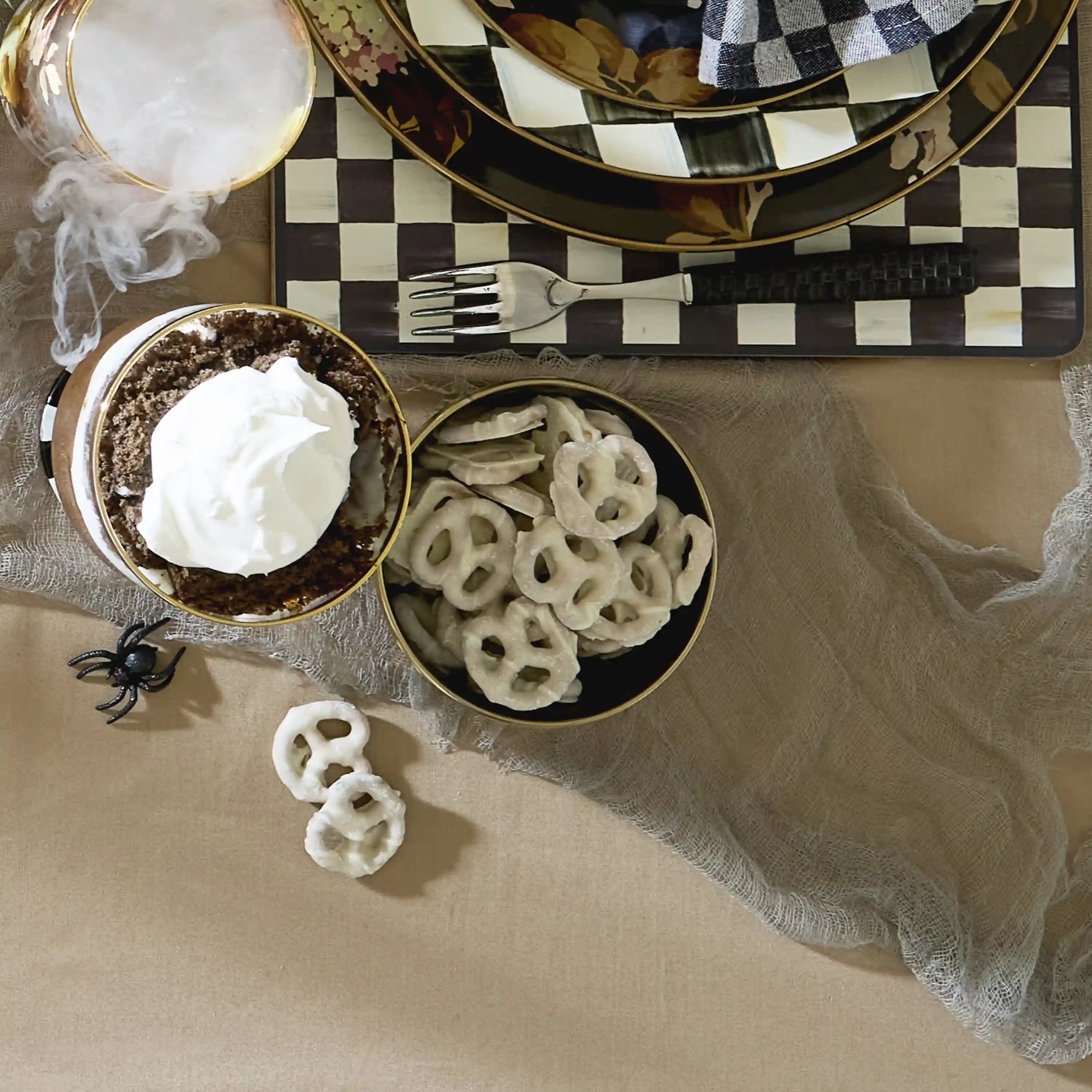 Sterling Check Pinch Bowl