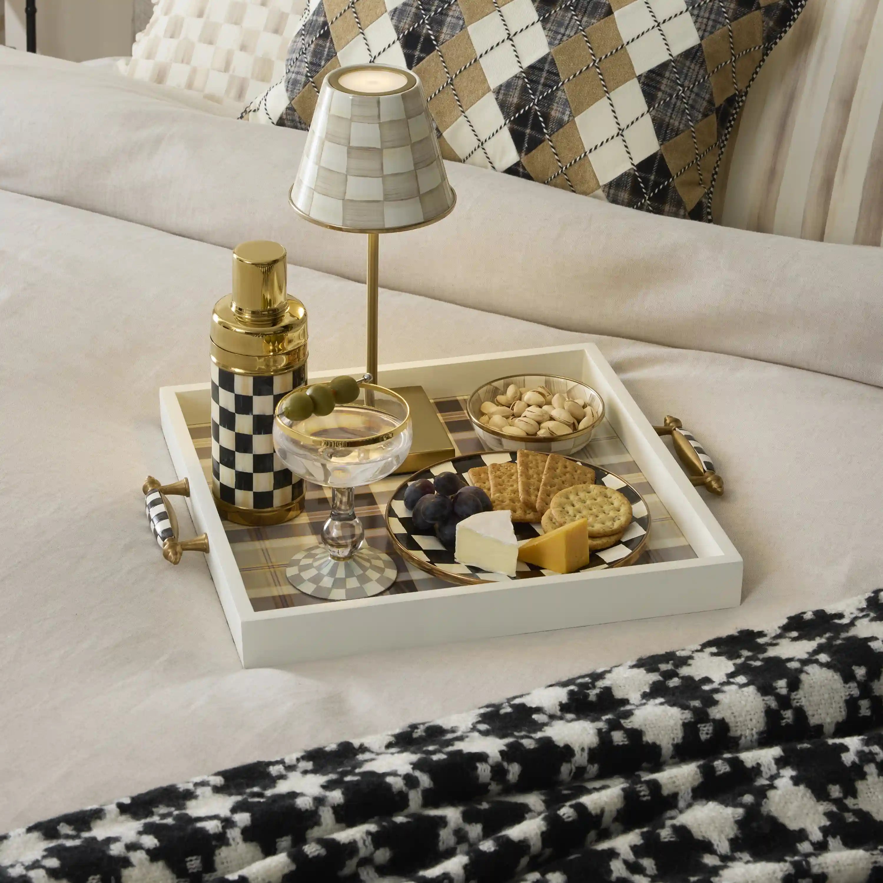 Courtly English Garden Serving Tray