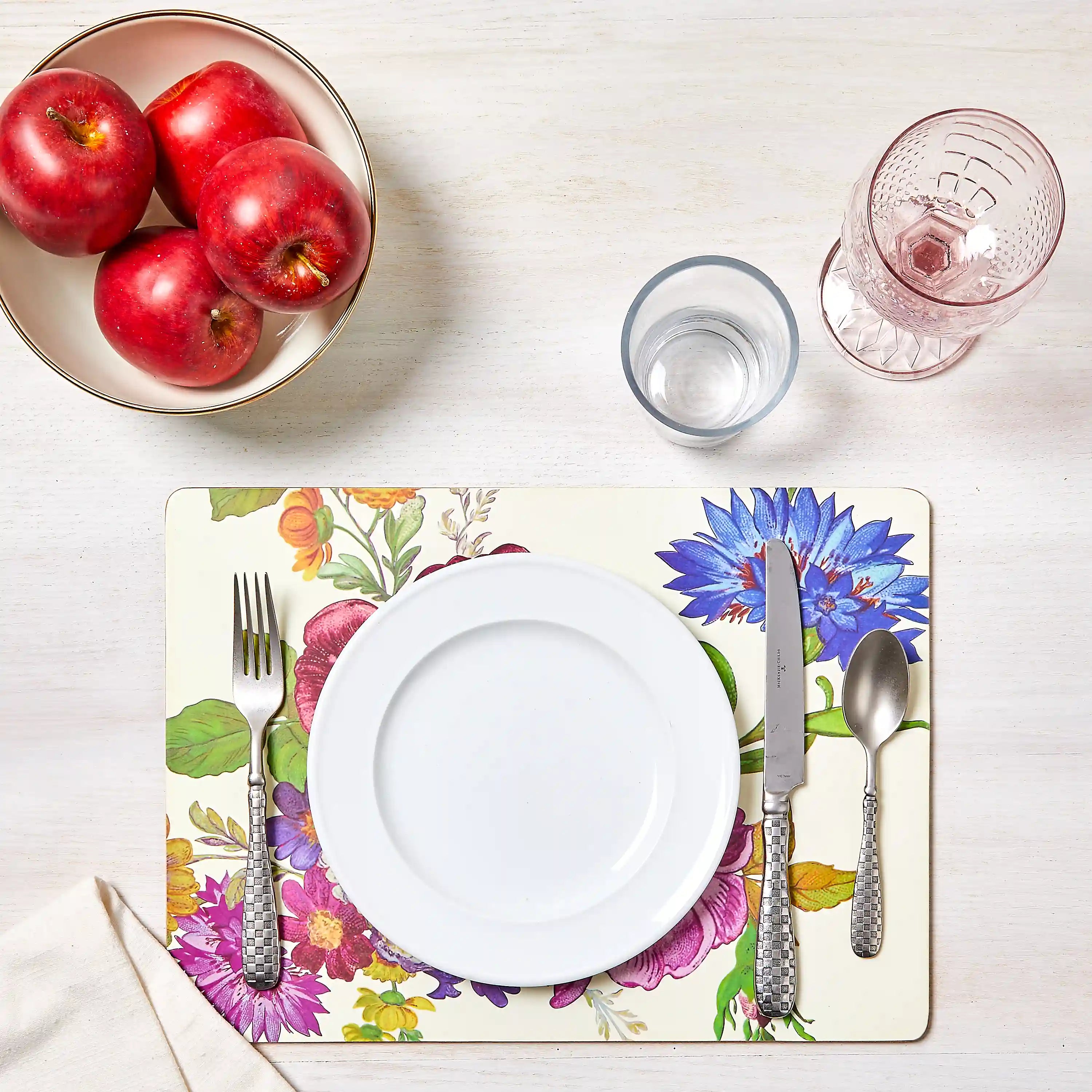 Royal Check Cork Back Placemats, Set of 4