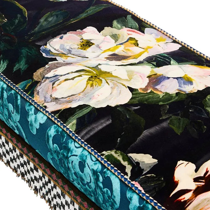 Moonlight Garden Floral Scuttlebutt Bench