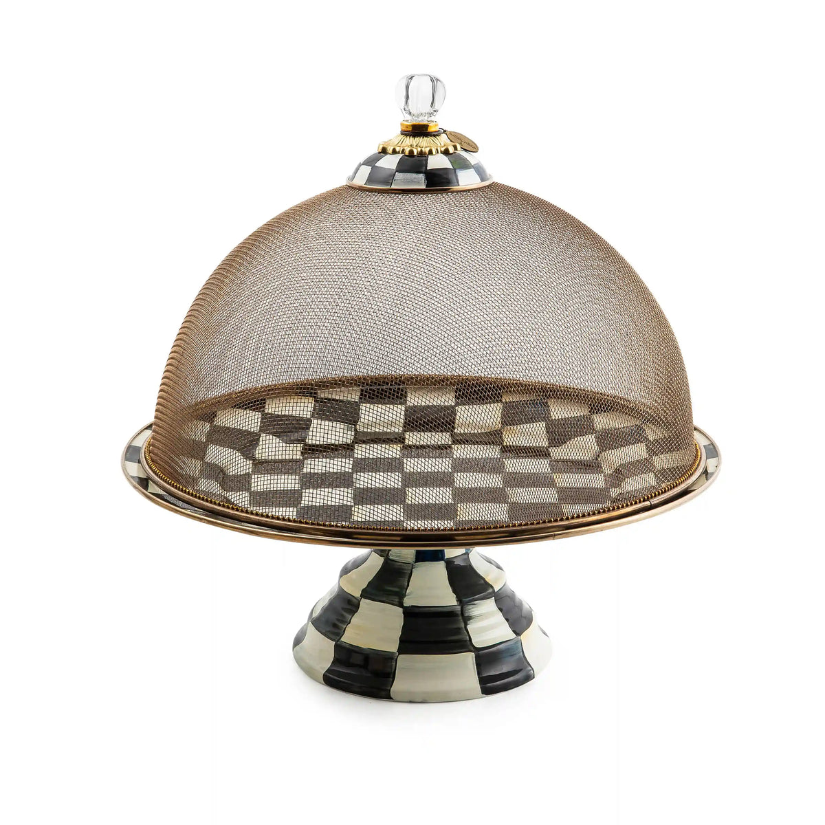 Courtly Check Small Mesh Dome