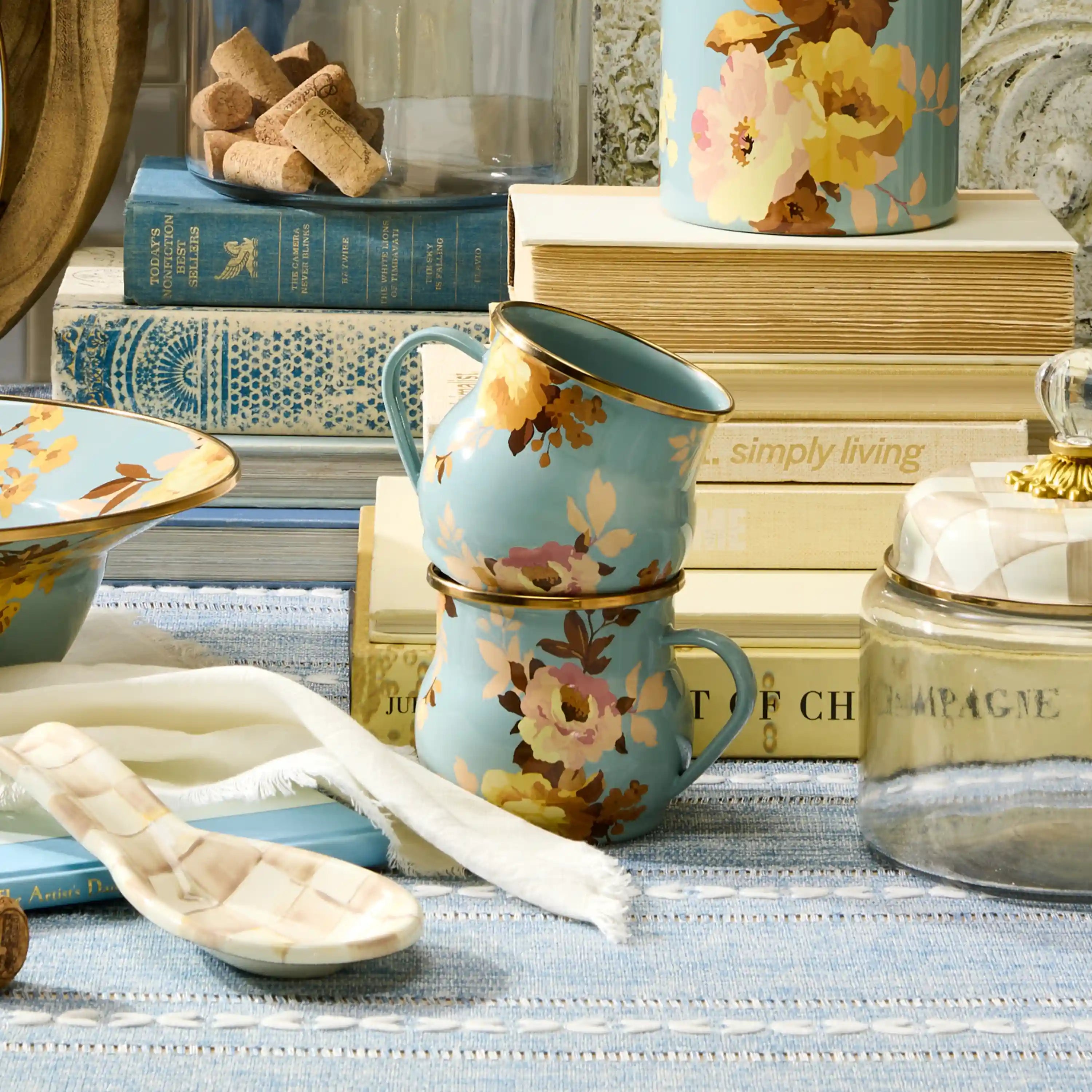 Wild Rose White Mug