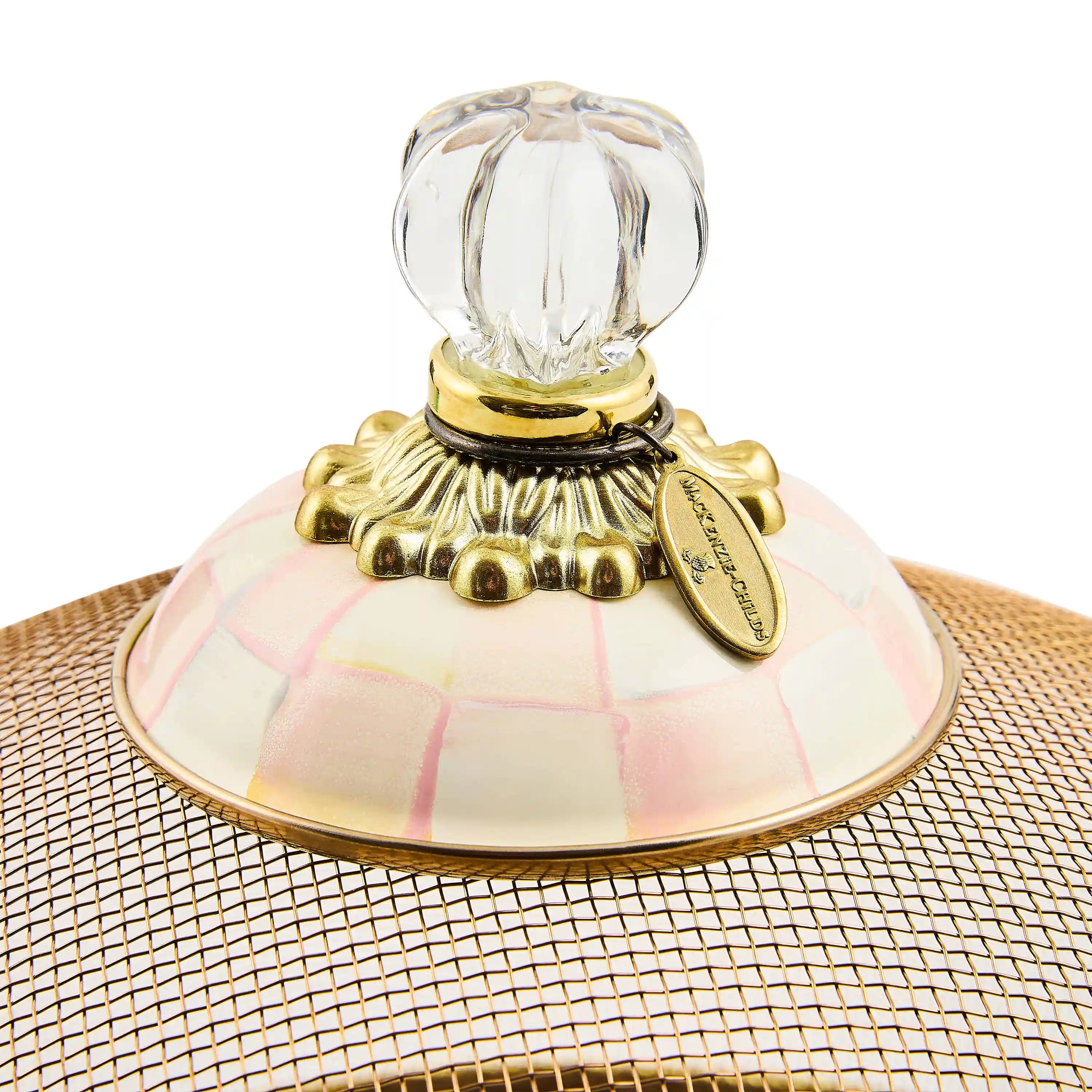 Courtly Check Small Mesh Dome