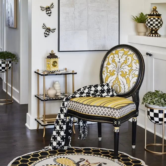 Courtly Check Bee Wall Decor