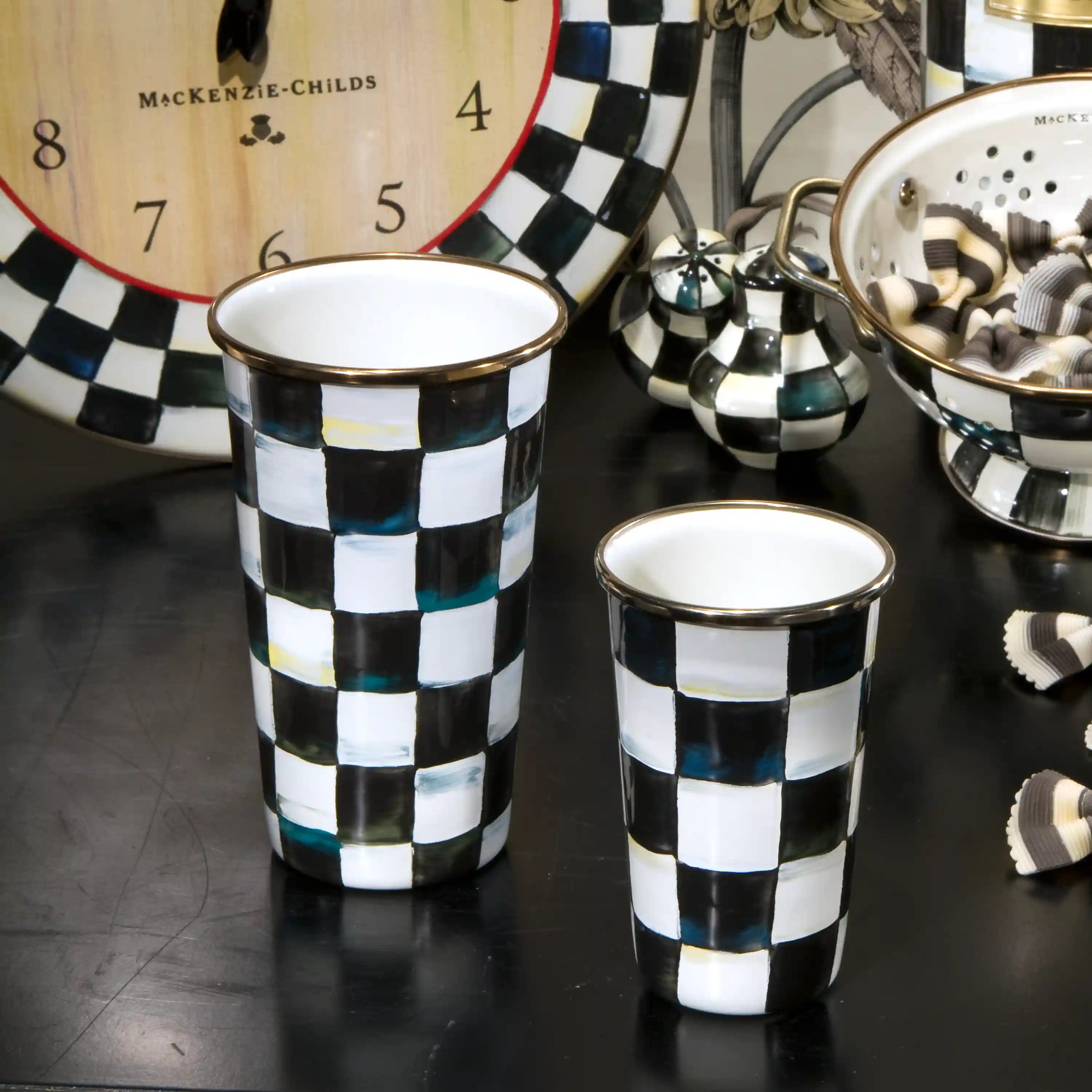 Mocha Check 20 Ounce Tumbler