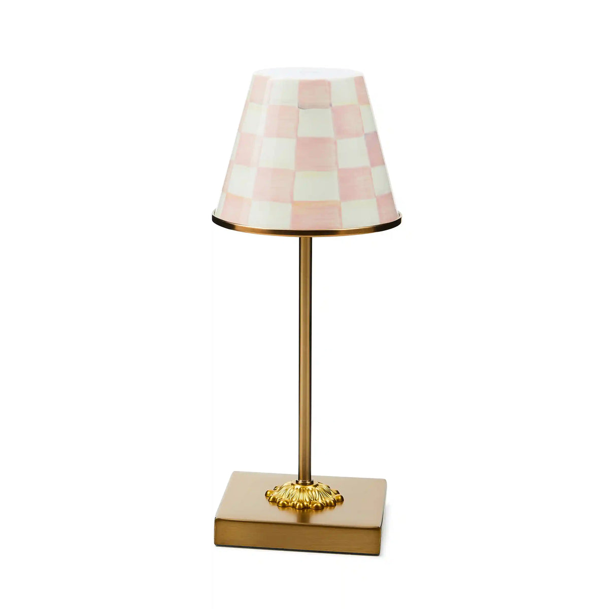 Royal Check LED Rechargeable Cafe Table Lamp