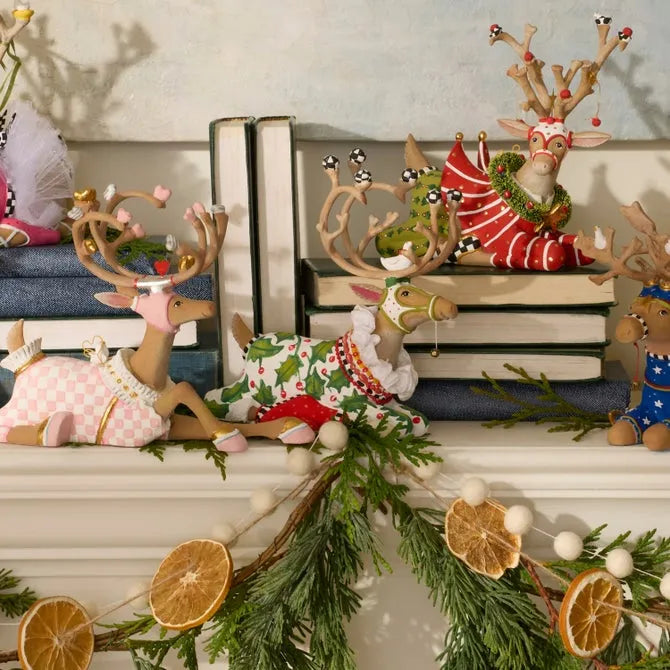 Patience Brewster Dash Away Sitting Vixen Reindeer Figure