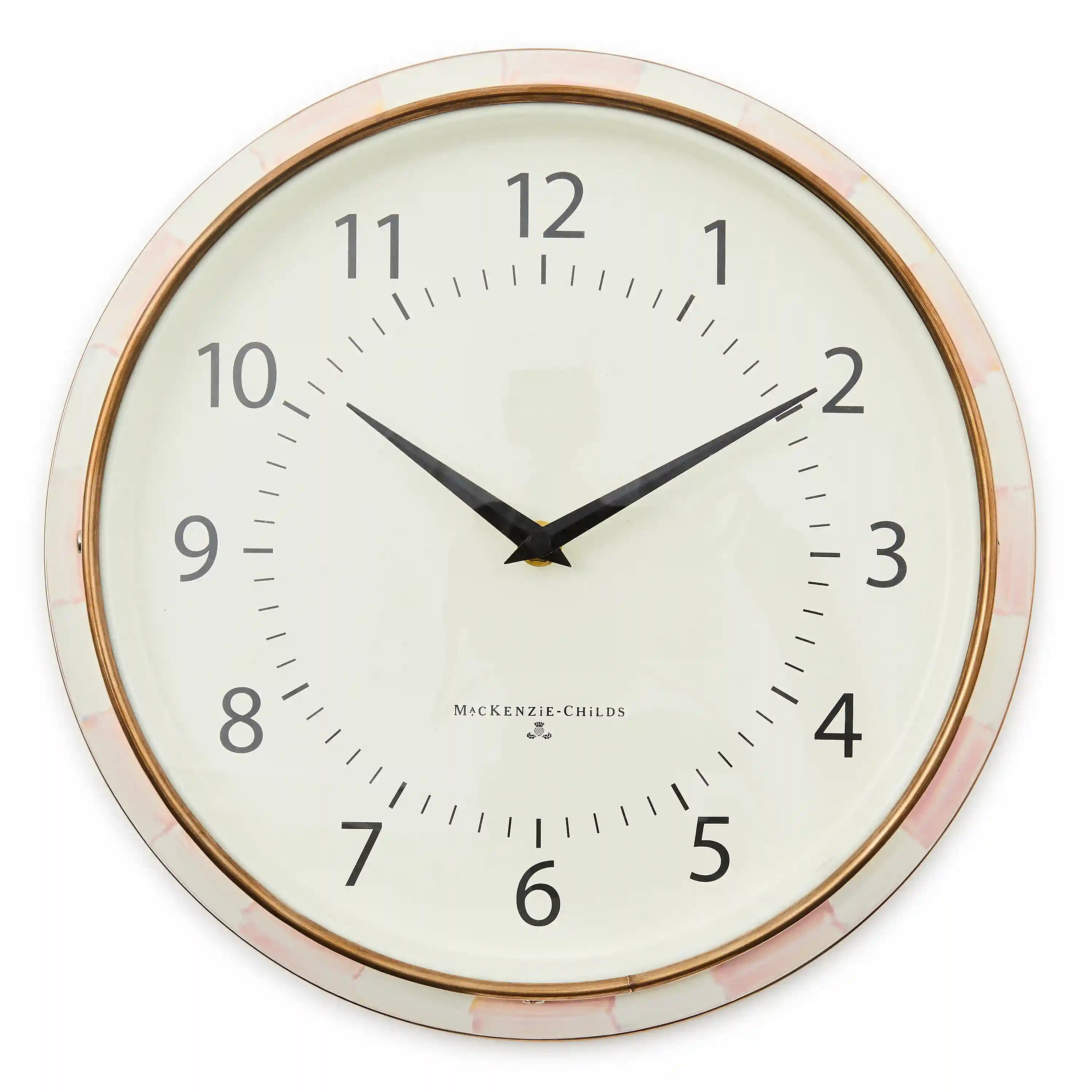 Courtly Check School Wall Clock