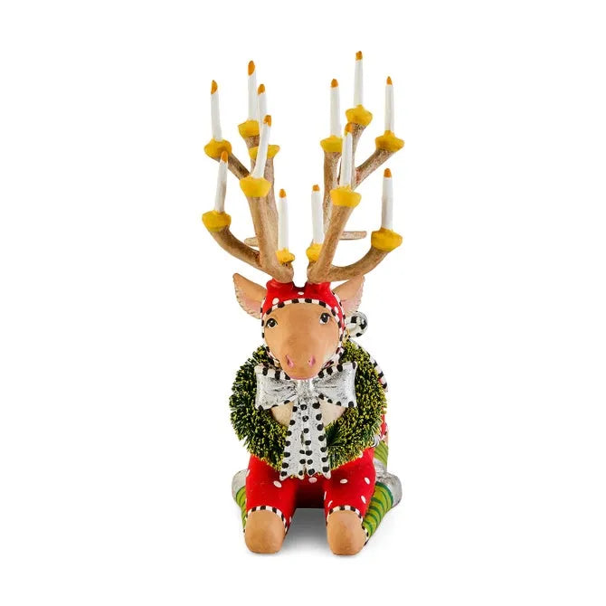 Patience Brewster Dash Away Sitting Dasher Reindeer Figure