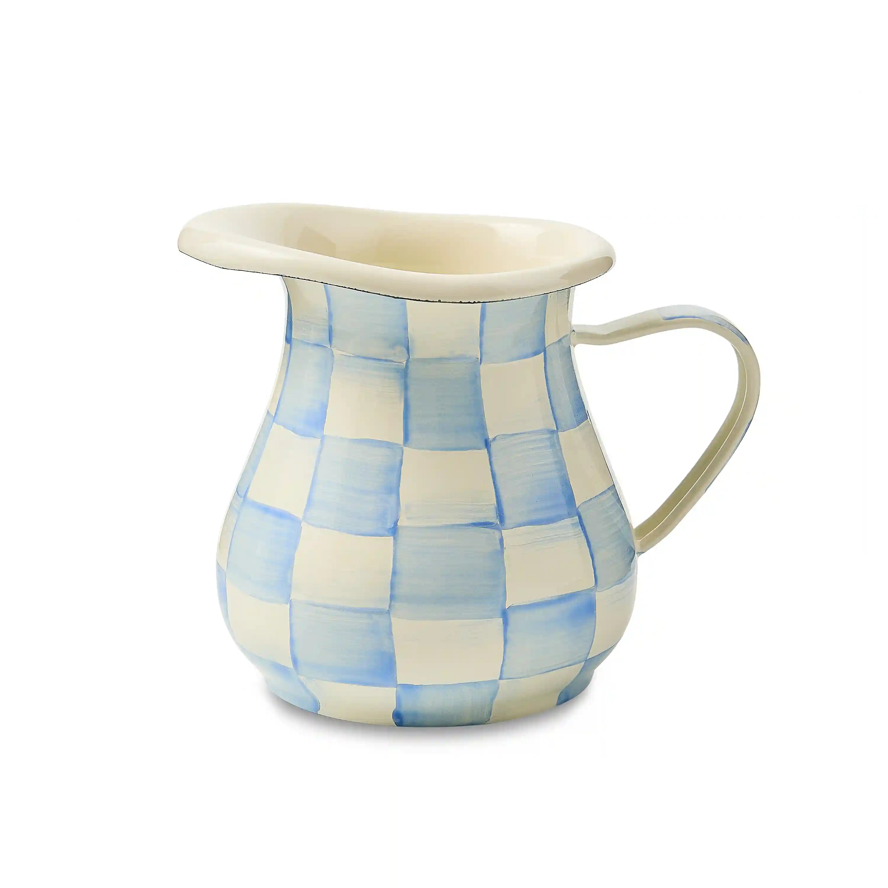 Mocha Check Creamer