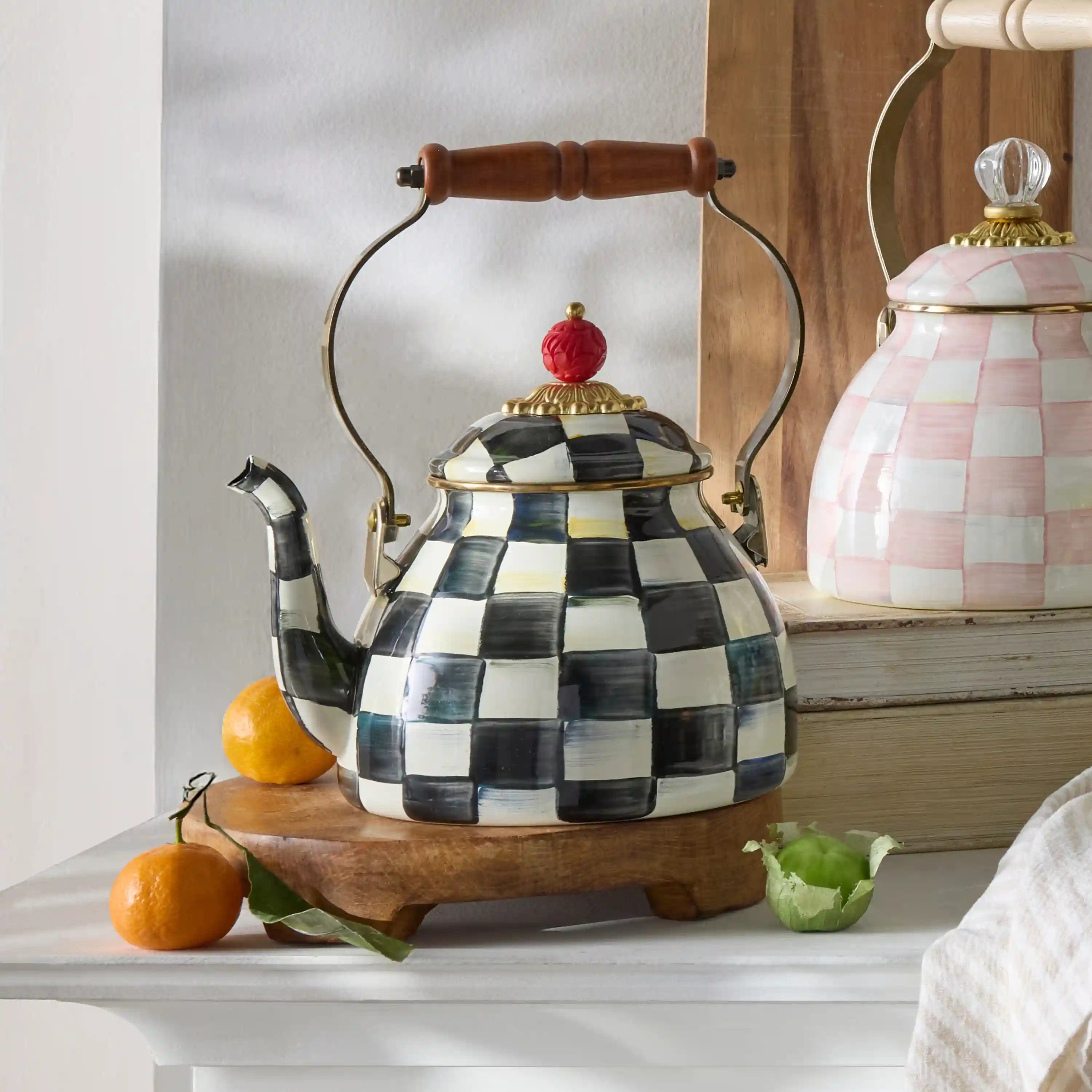 Royal Check 3 Quart Tea Kettle