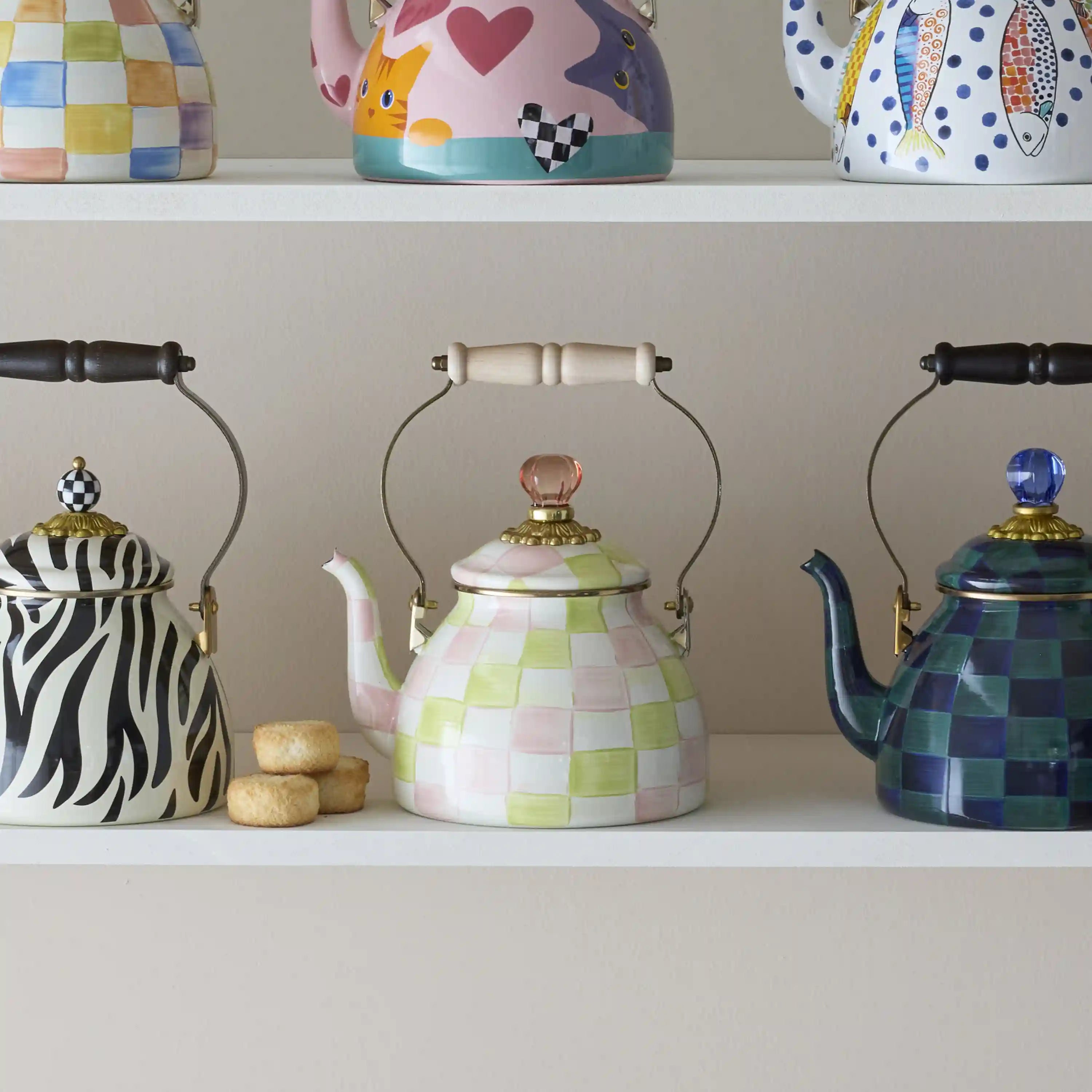 Confetti Check 2 Quart Tea Kettle