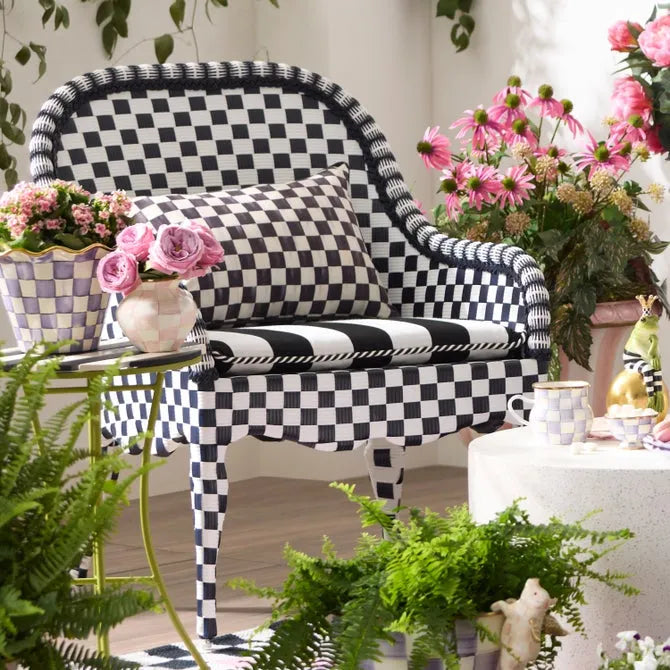 Gambit Check Outdoor Accent Chair