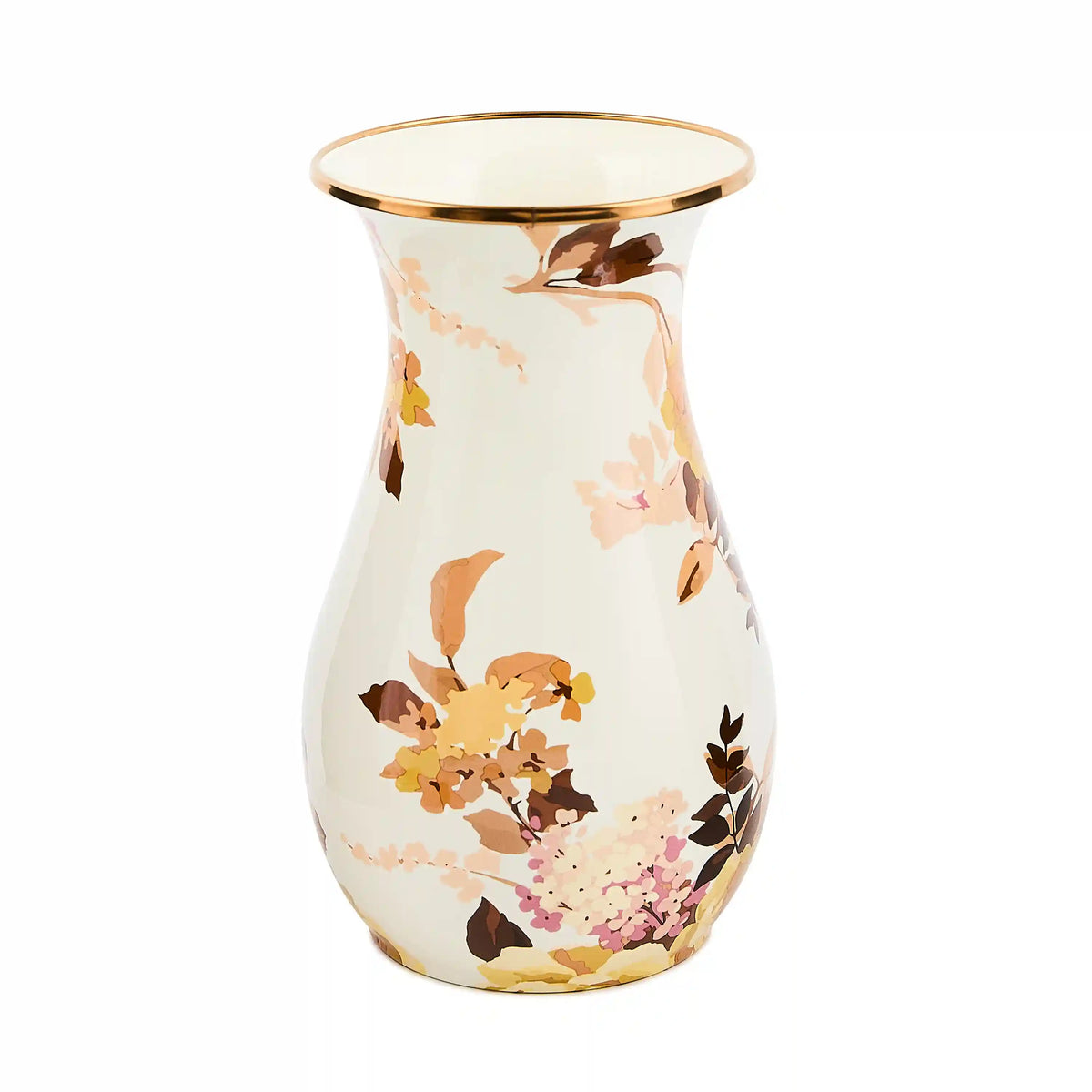 Sterling Check Tall Vase