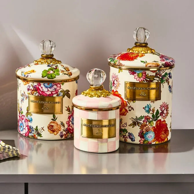 Rosy Check Mini Canister