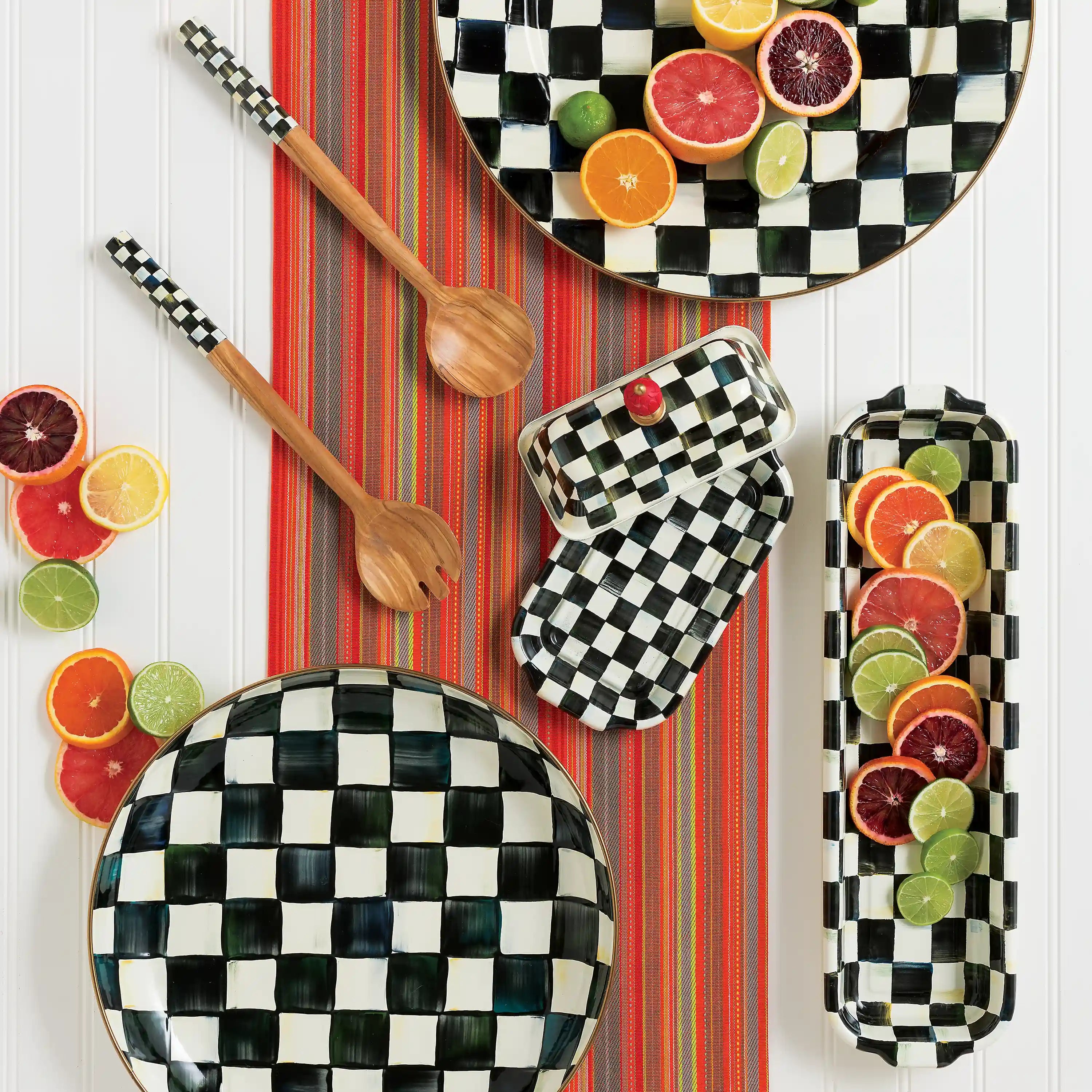 Emerald Check Butter Box