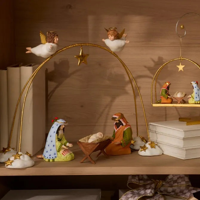 Patience Brewster Nativity Cherub Angels Arch Set, Set of 4