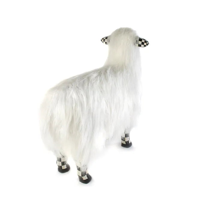 Courtly Check White Sheep - Large