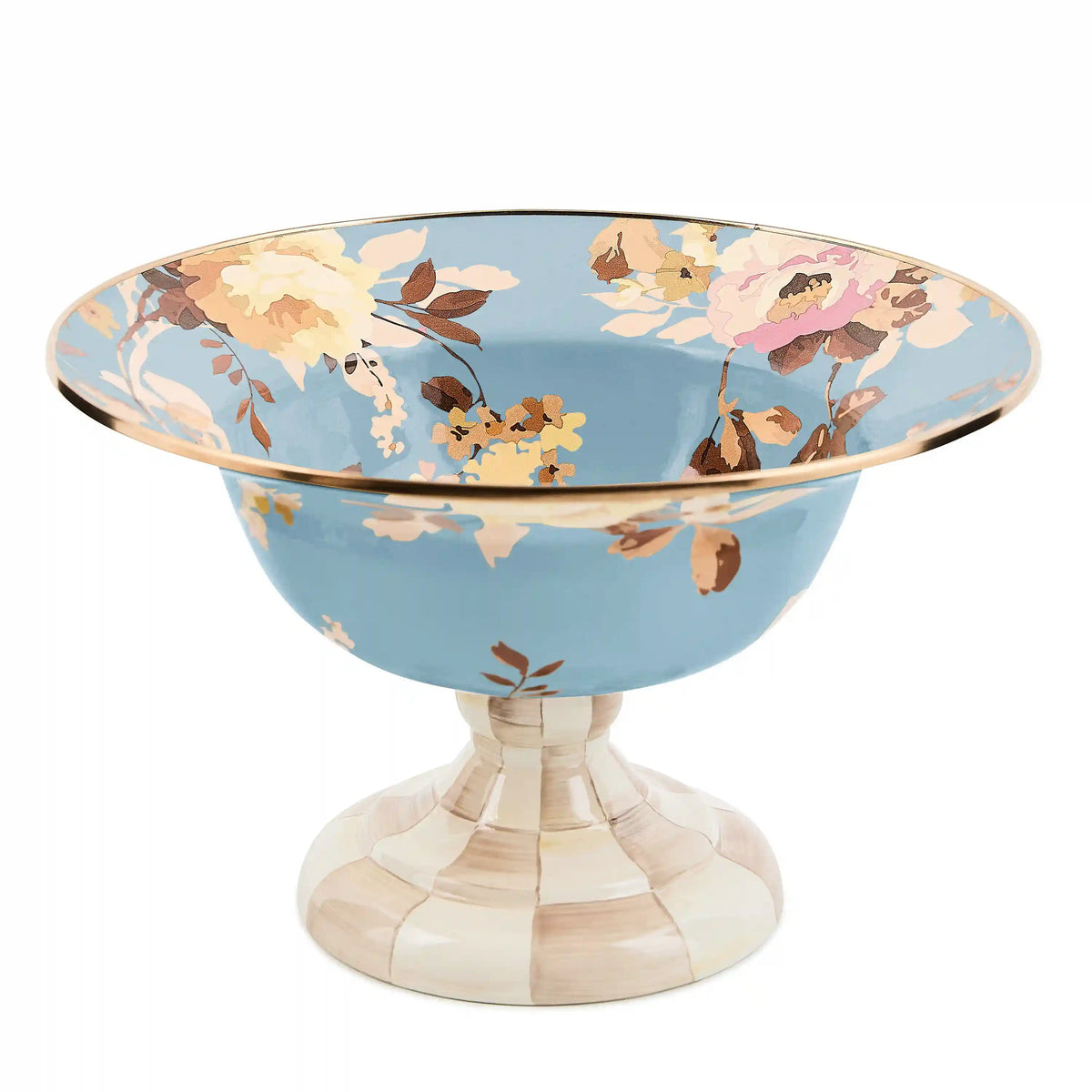 Wild Rose Brown Large Compote