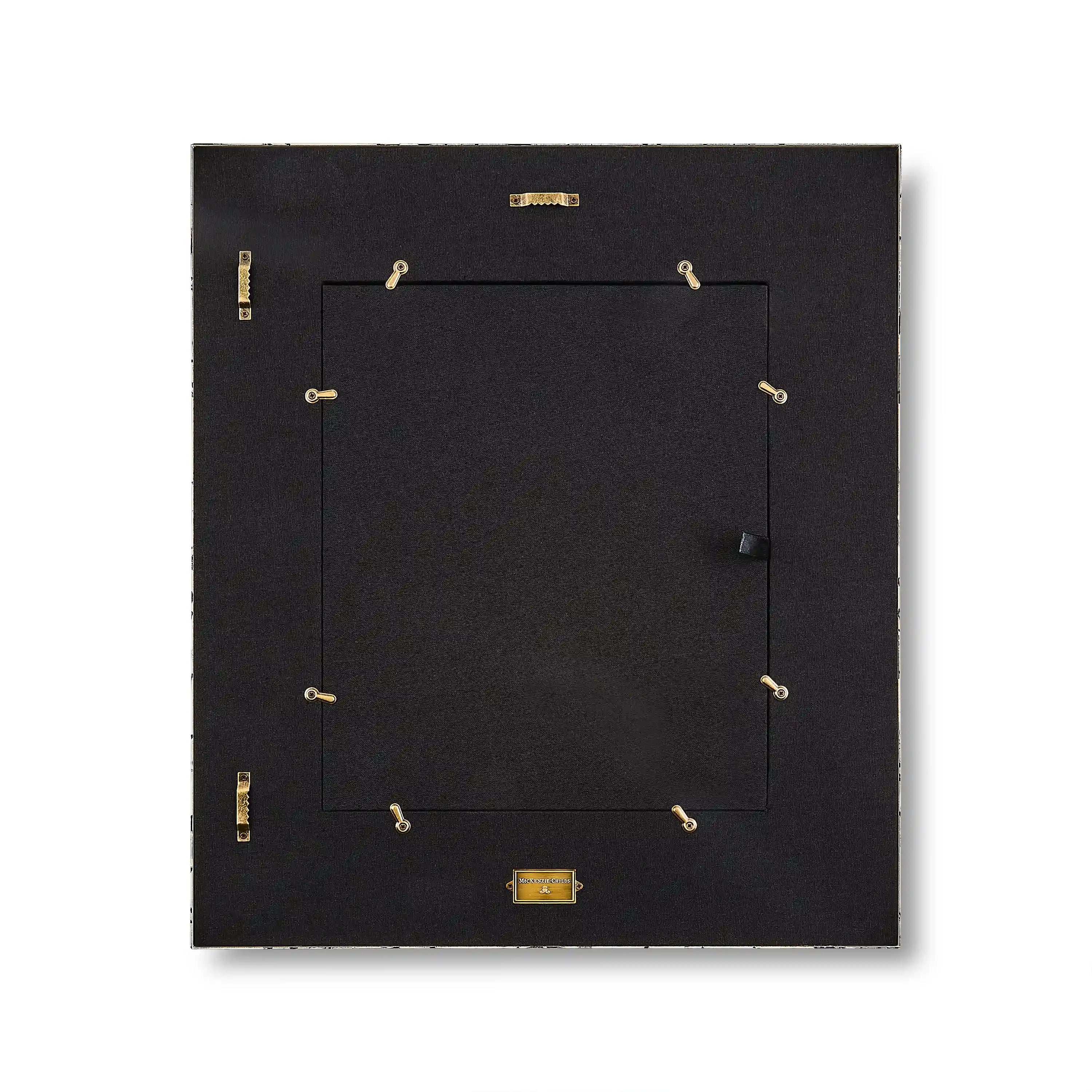 Sterling Check Enamel Wall Mirror