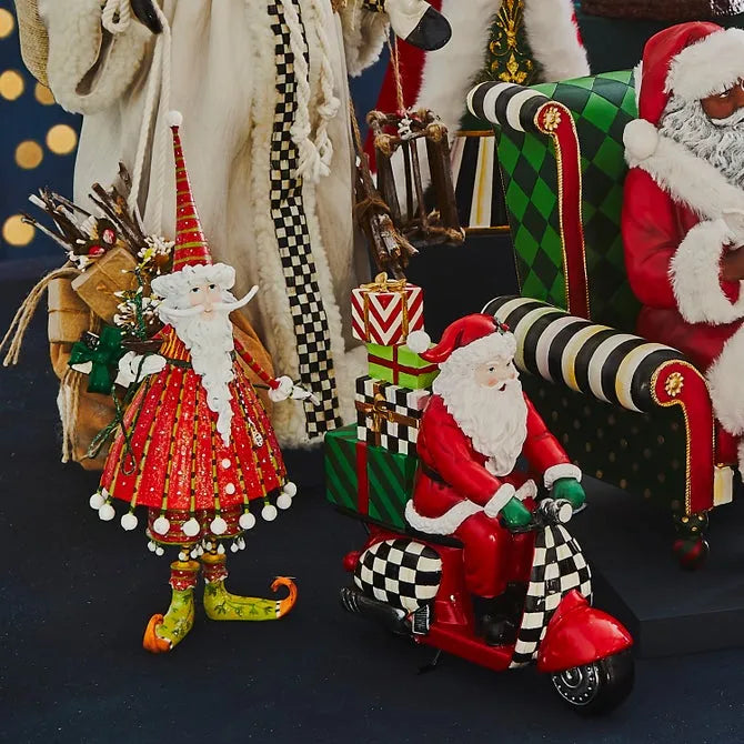 Patience Brewster Dash Away Dashing Santa Figure