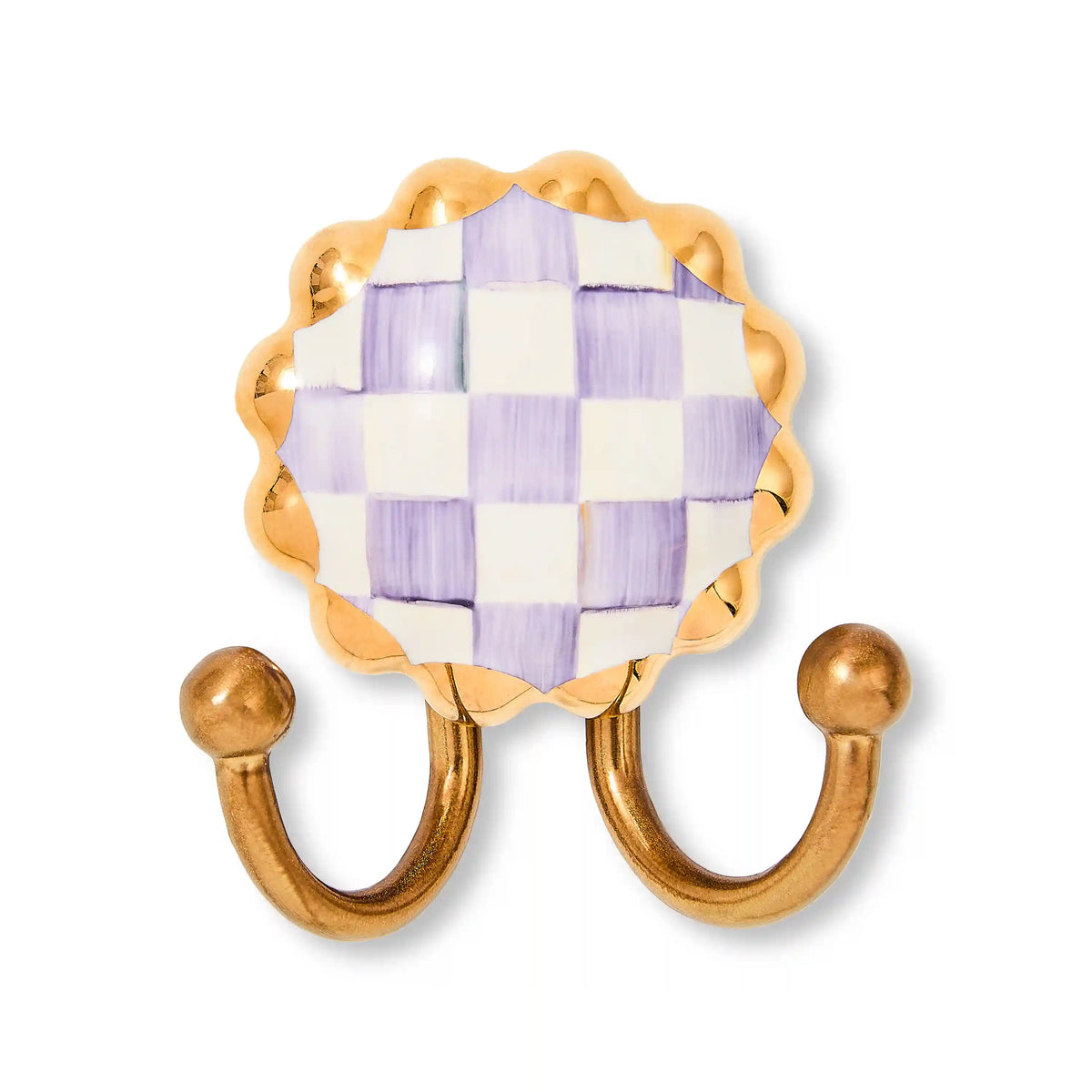 Courtly Check Round Hook