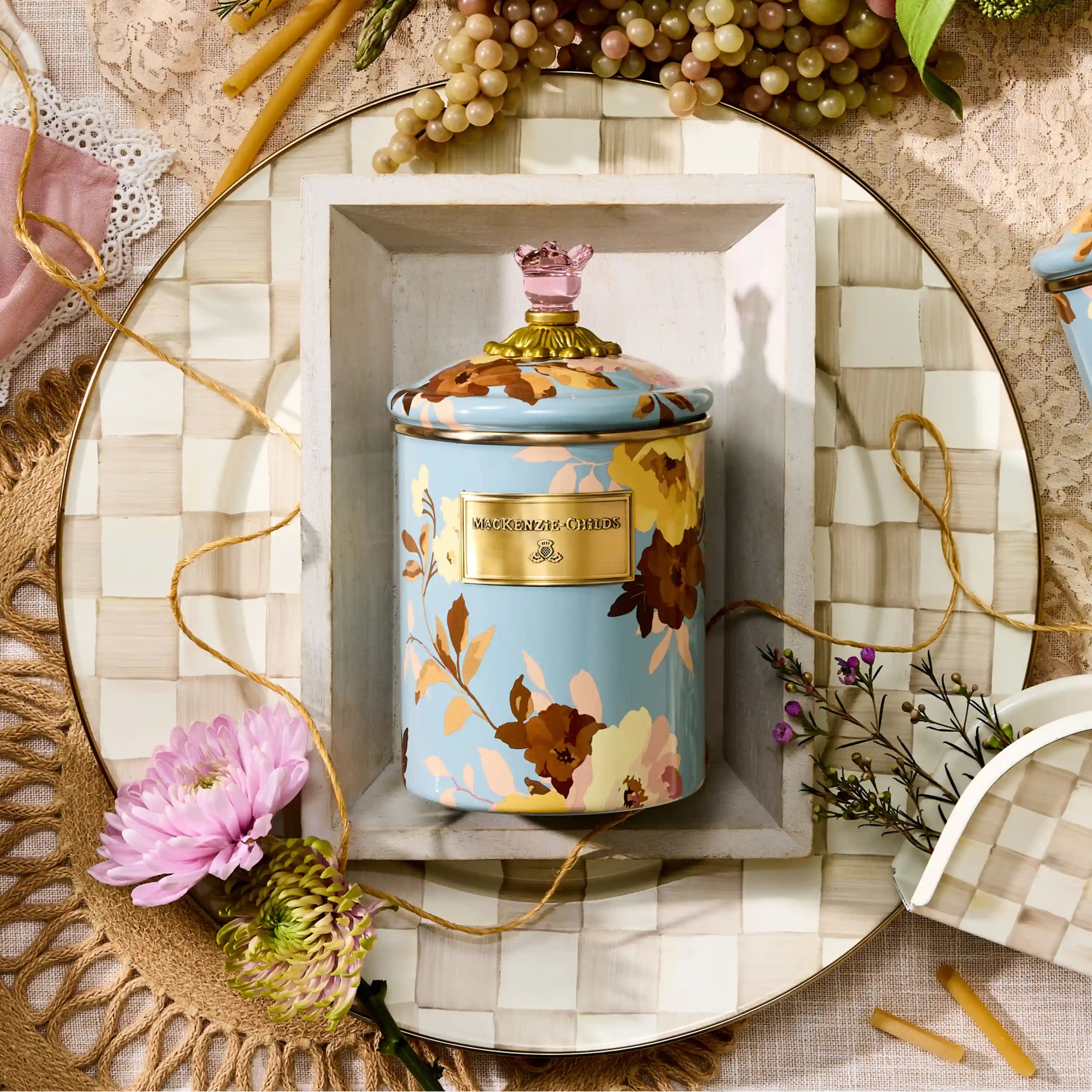 Royal Check Serving Platter