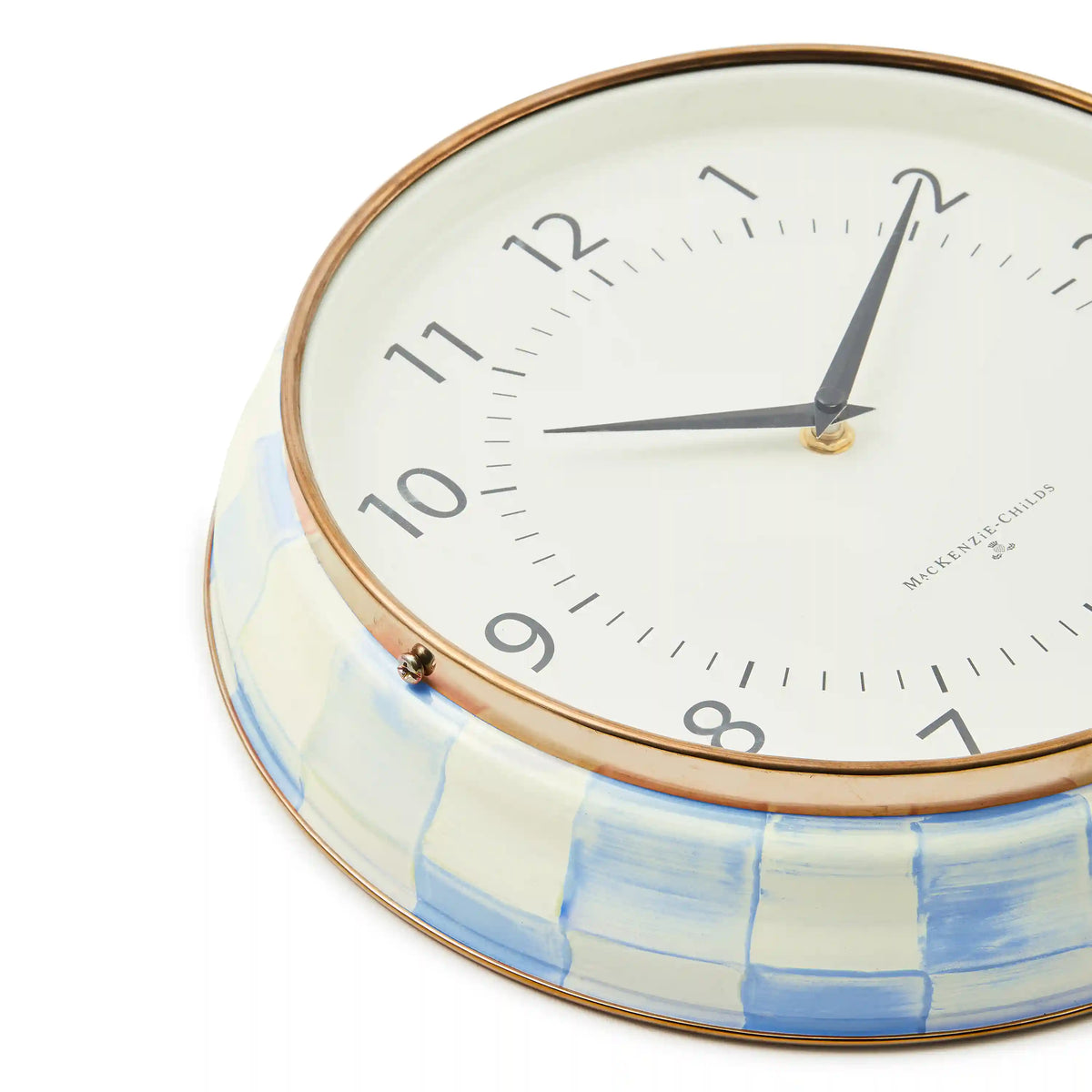 Sterling Check School Wall Clock