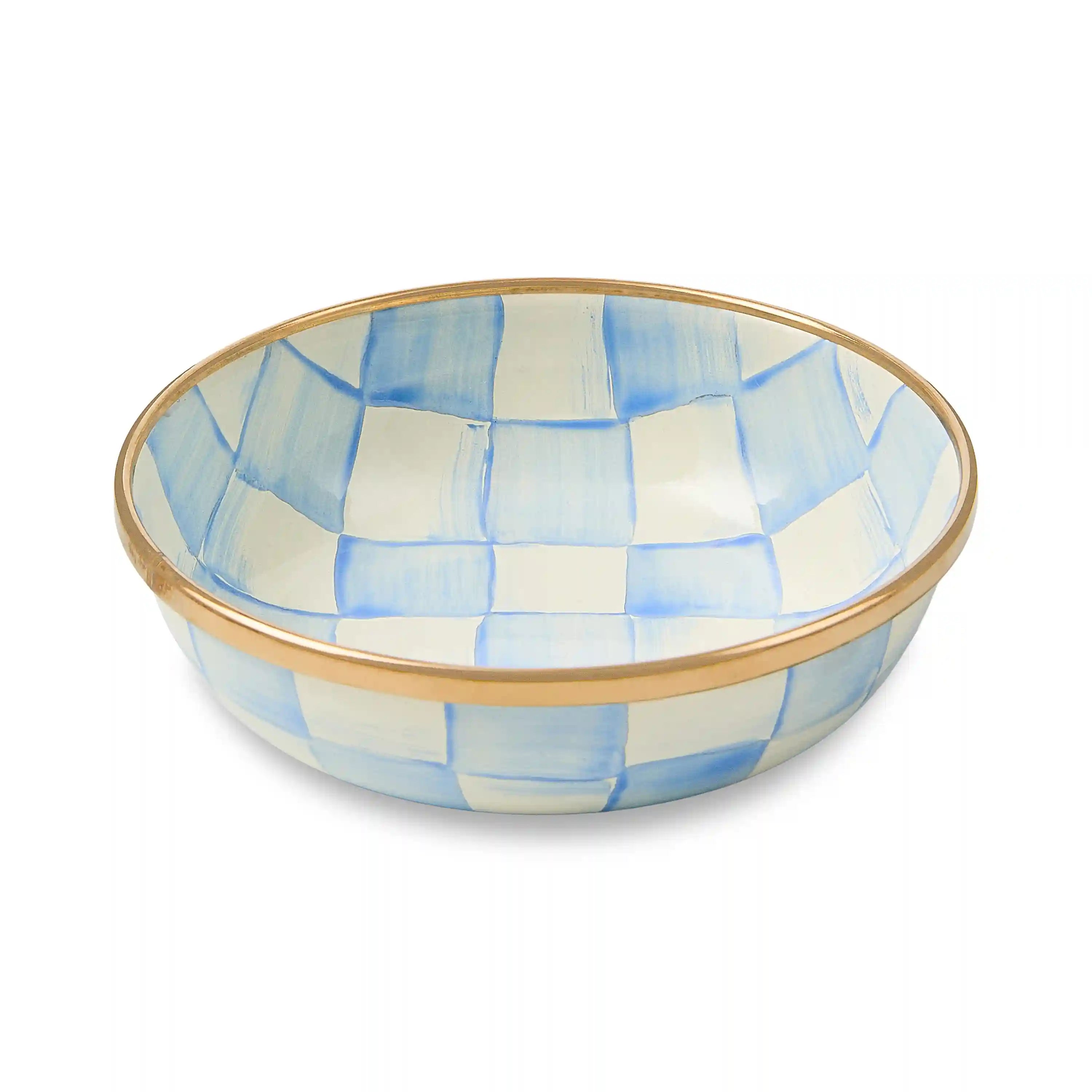 Emerald Check Relish Dish