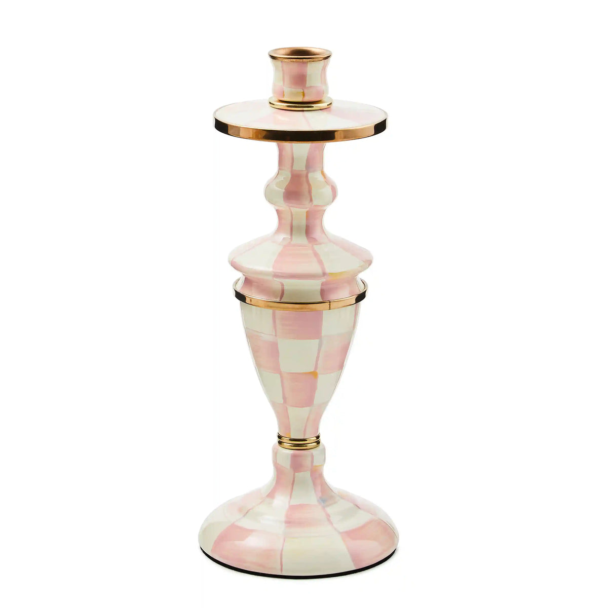 Rosy Check Large Candlestick
