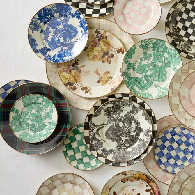 Emerald English Garden Dinner Plate