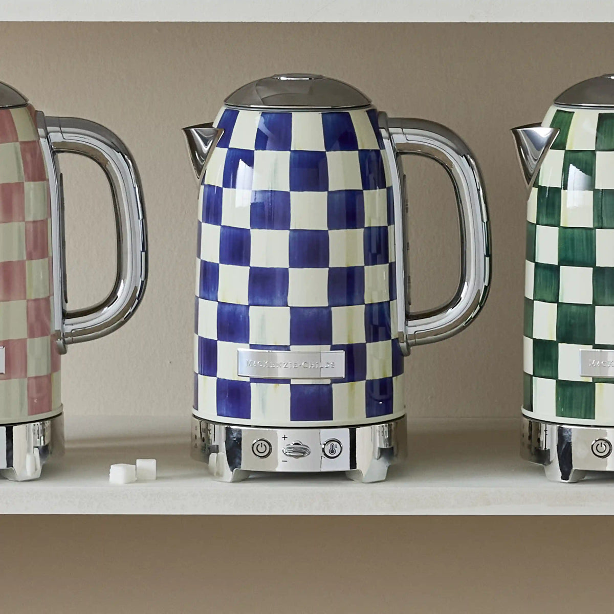 Emerald Check Electric Kettle