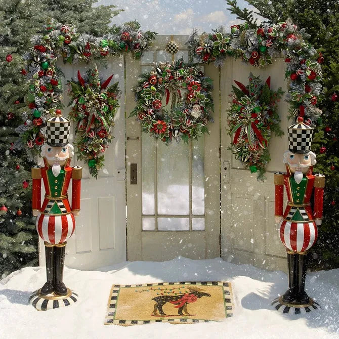 Courtly Check Wreath Hanger
