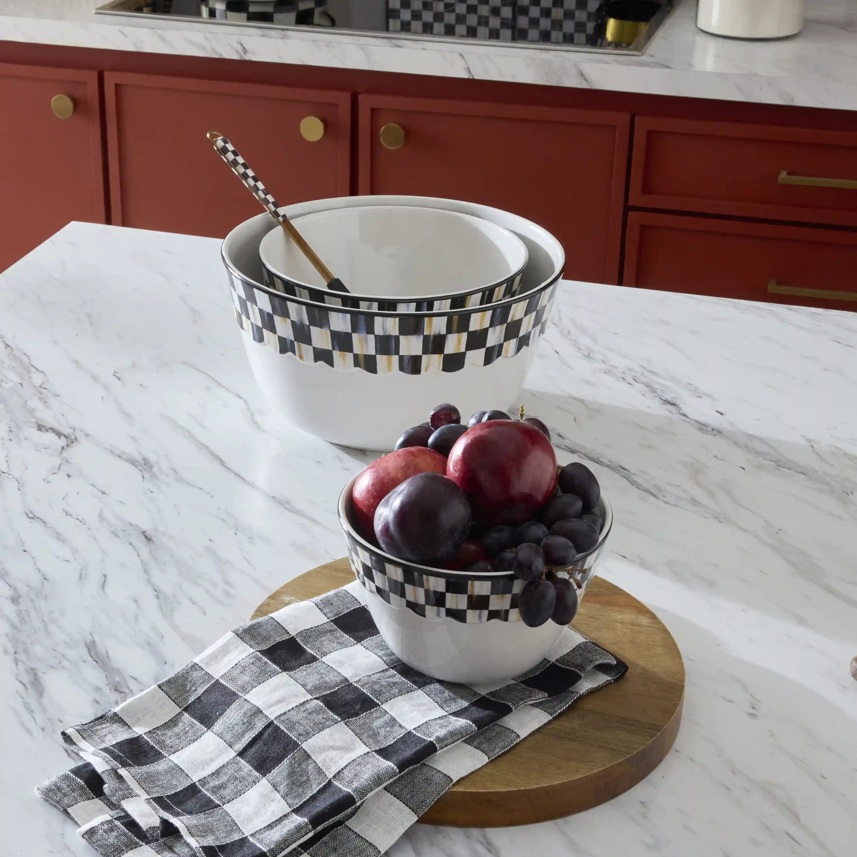 Courtly Check Everyday Mixing Bowls, Set of 3