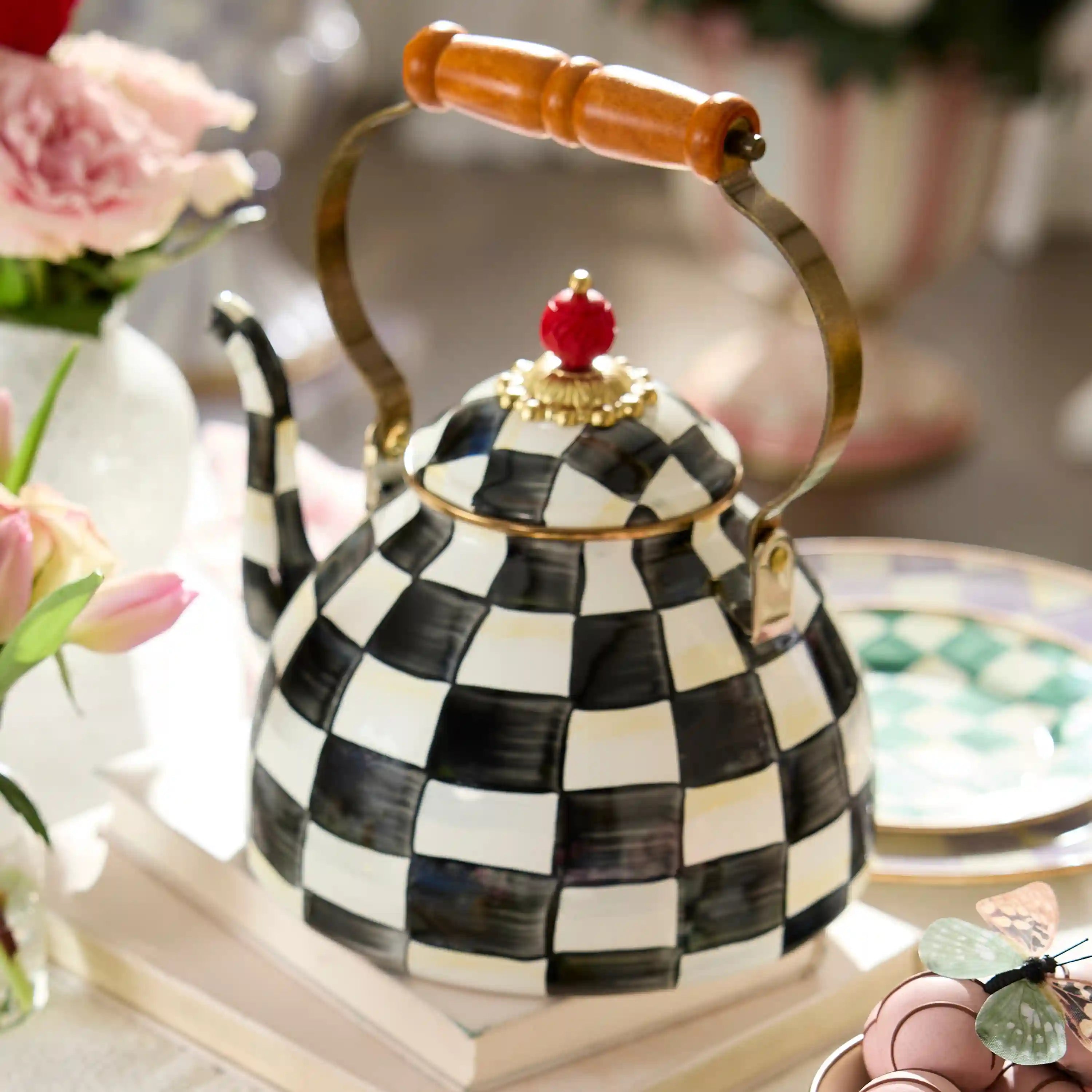 Royal Check 3 Quart Tea Kettle