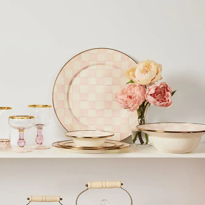 Rosy Check Charger/Plate