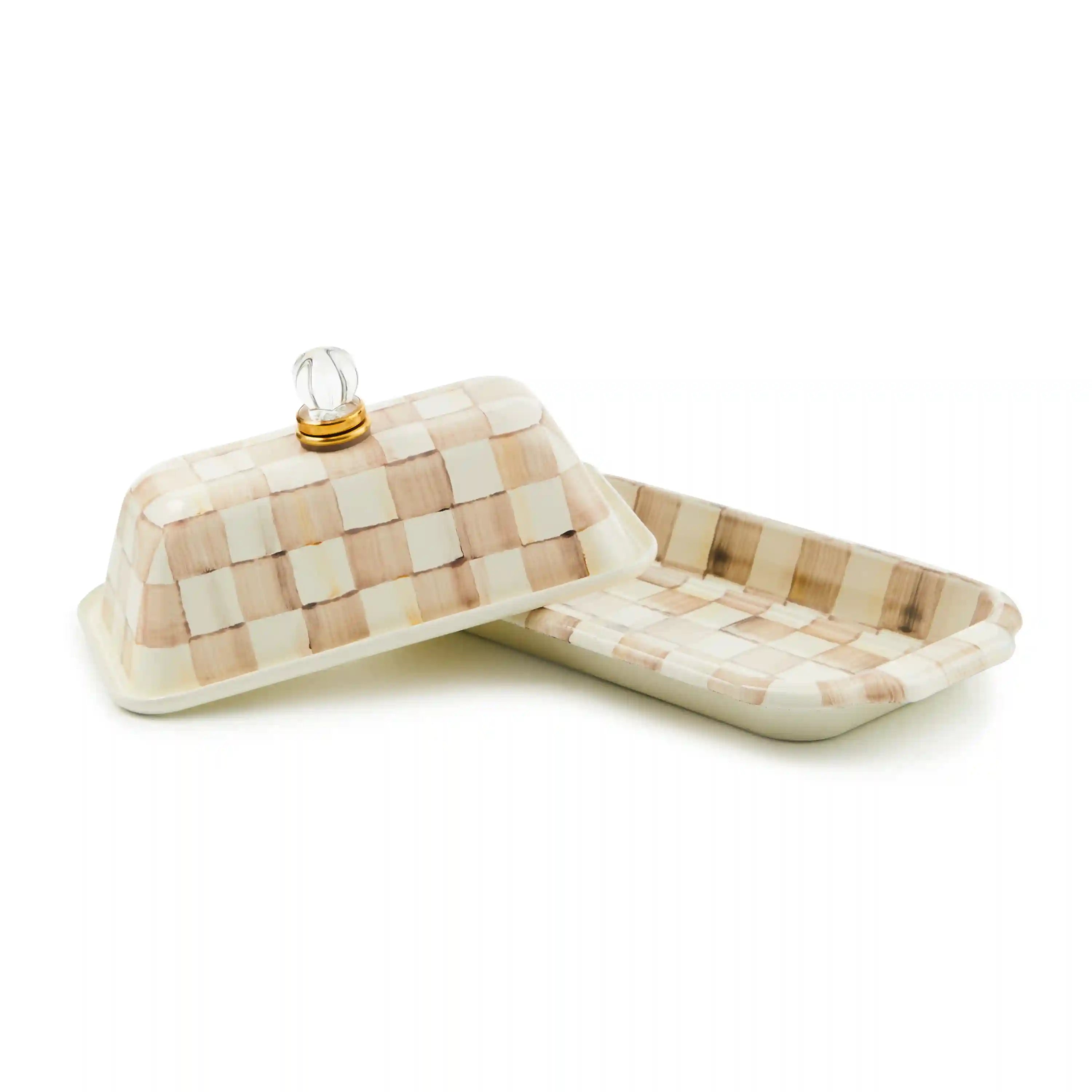 Violet Check Butter Box
