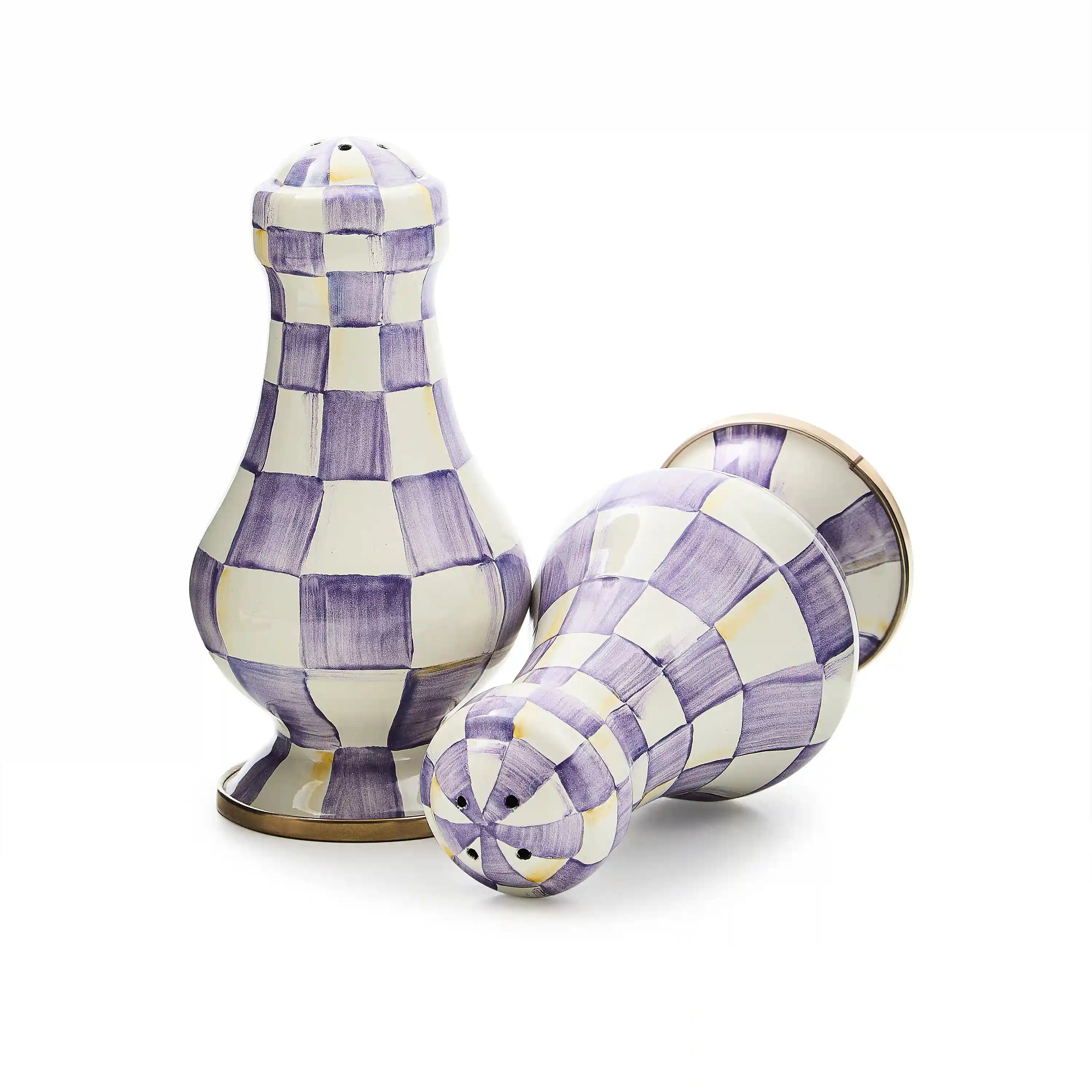 Courtly Check Large Salt & Pepper Shakers