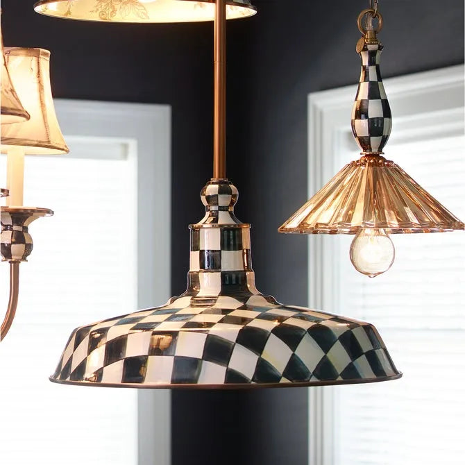 Courtly Check 18" Barn Pendant Lamp