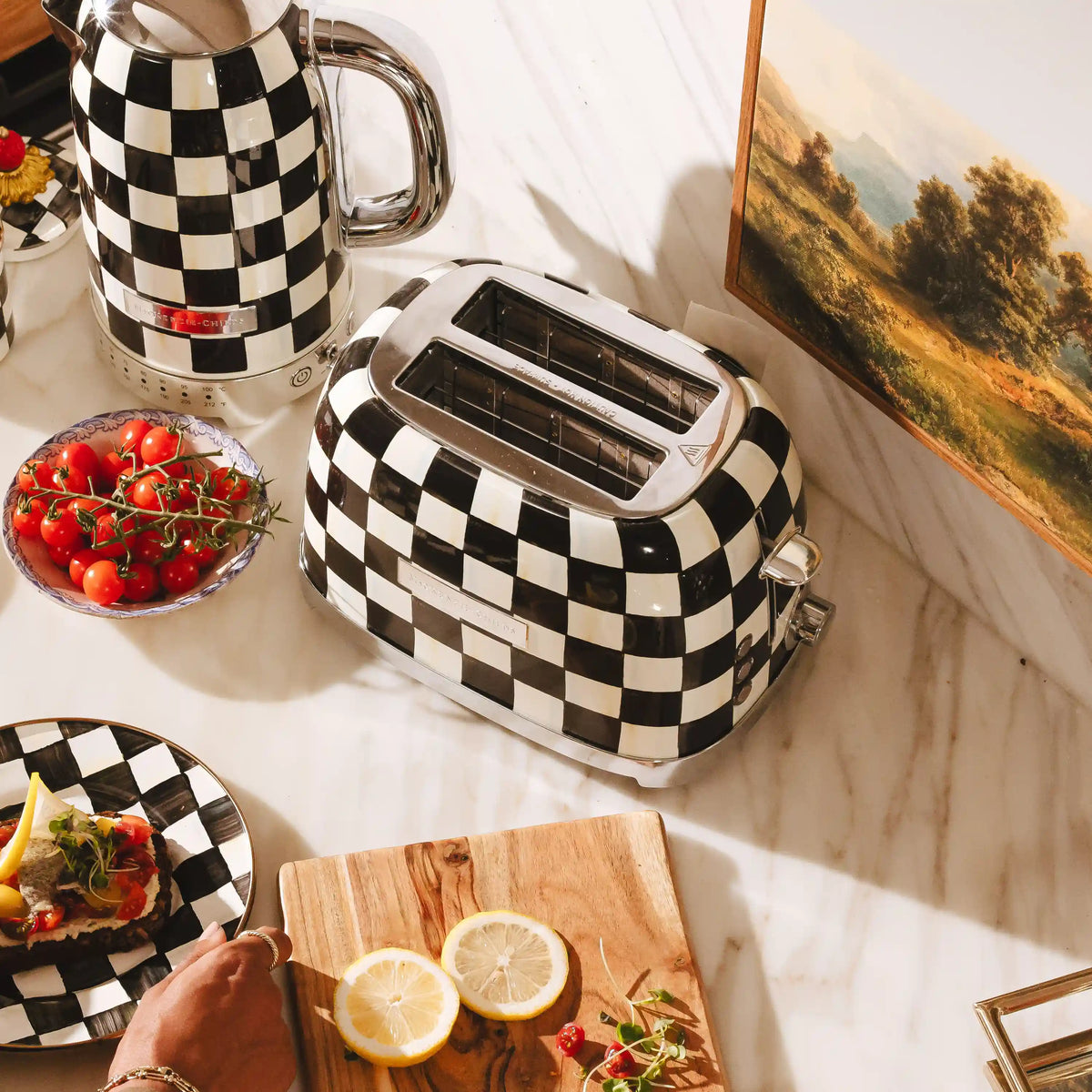 Courtly Flower Market 2-Slice Toaster