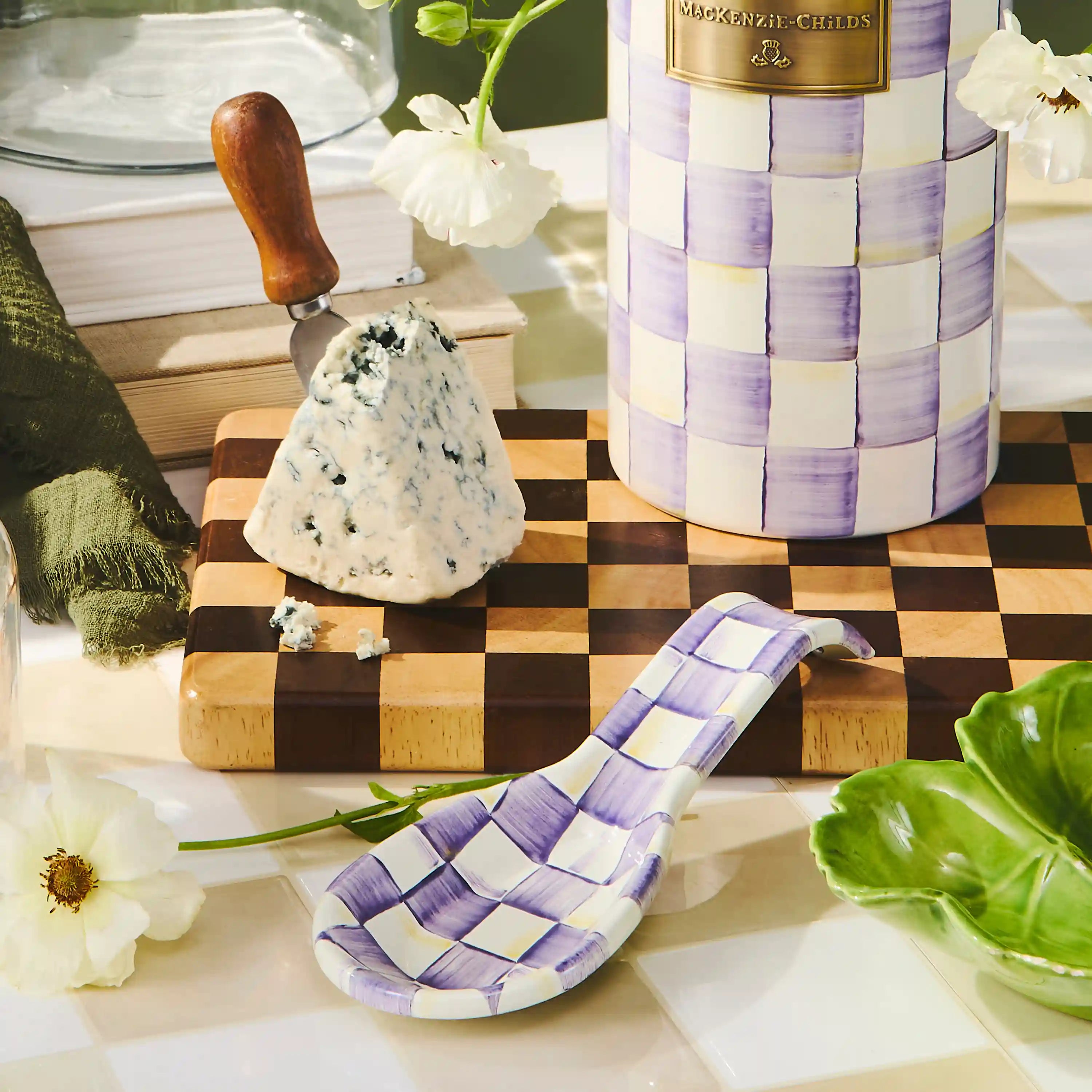 Sterling Check Spoon Rest